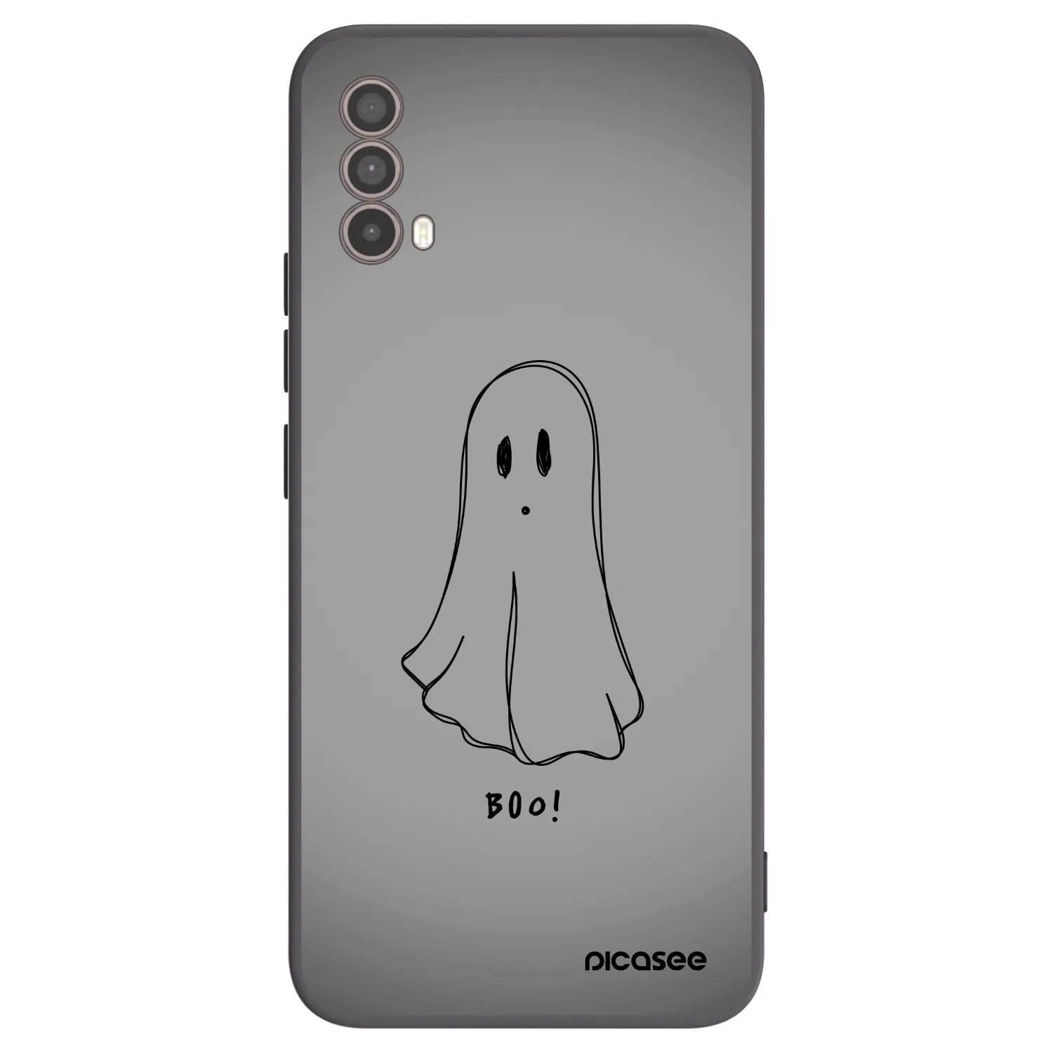 Picasee silikonový černý obal pro Motorola Moto E40 - Ghost