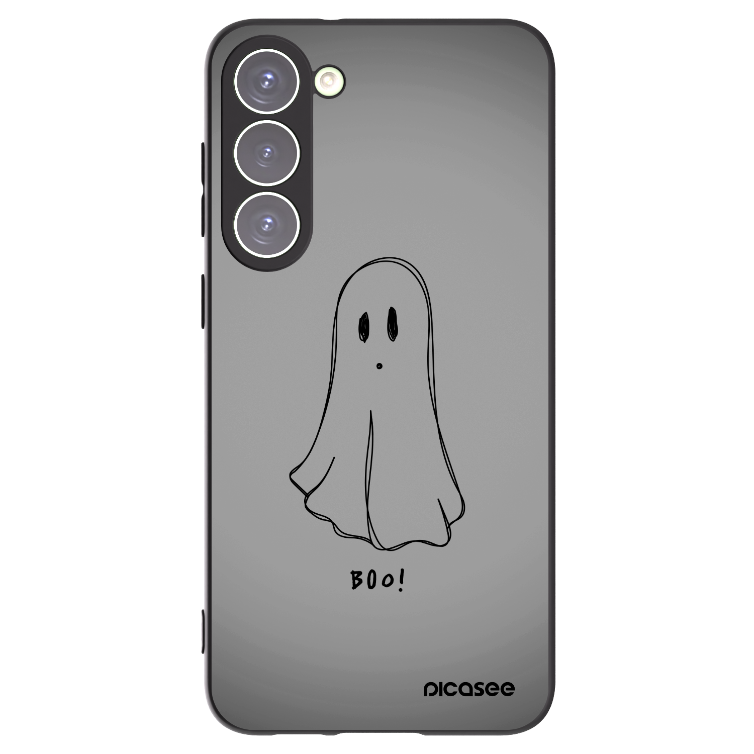 Picasee silikonový černý obal pro Samsung Galaxy S23+ 5G - Ghost
