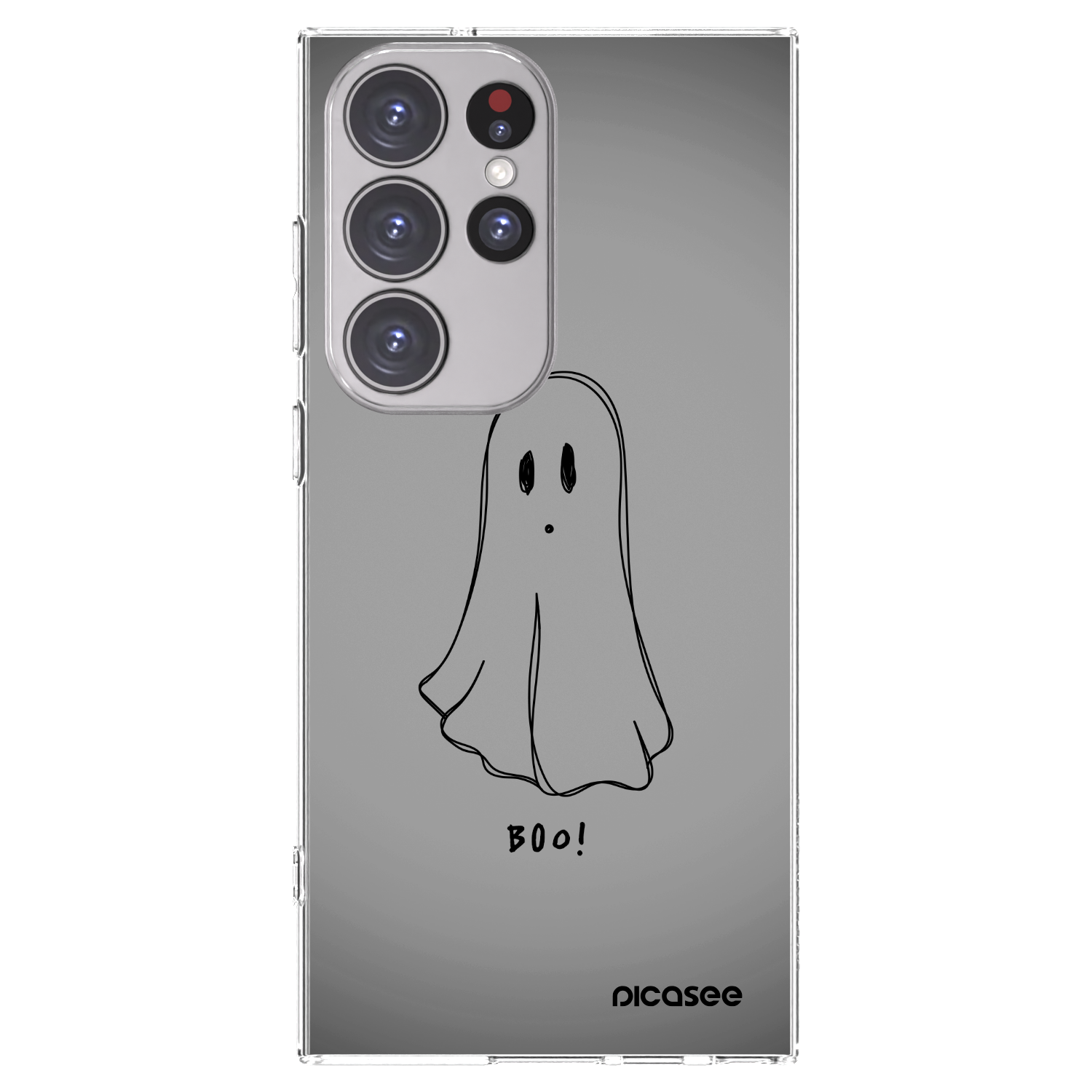 Picasee silikonový průhledný obal pro Samsung Galaxy S23 Ultra 5G - Ghost