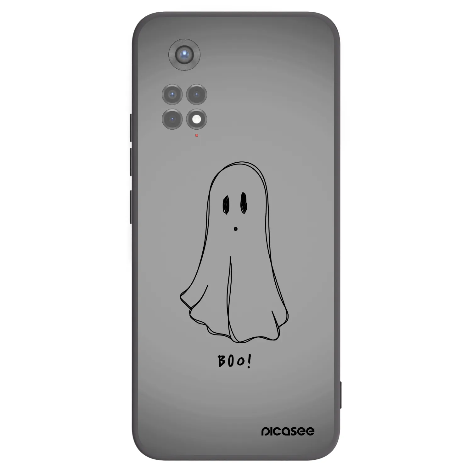 Picasee silikonový černý obal pro Xiaomi Redmi Note 11S 5G - Ghost