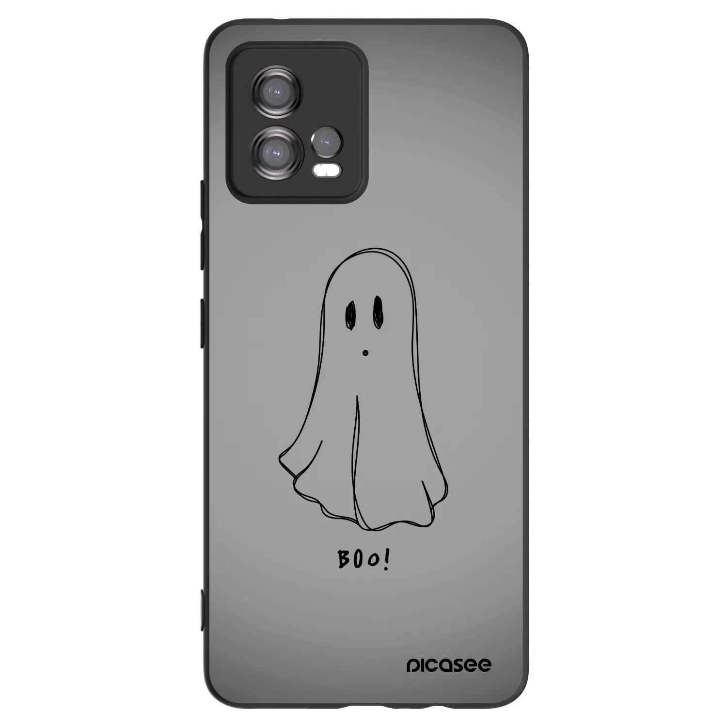 Picasee silikonový černý obal pro Motorola Moto G72 - Ghost