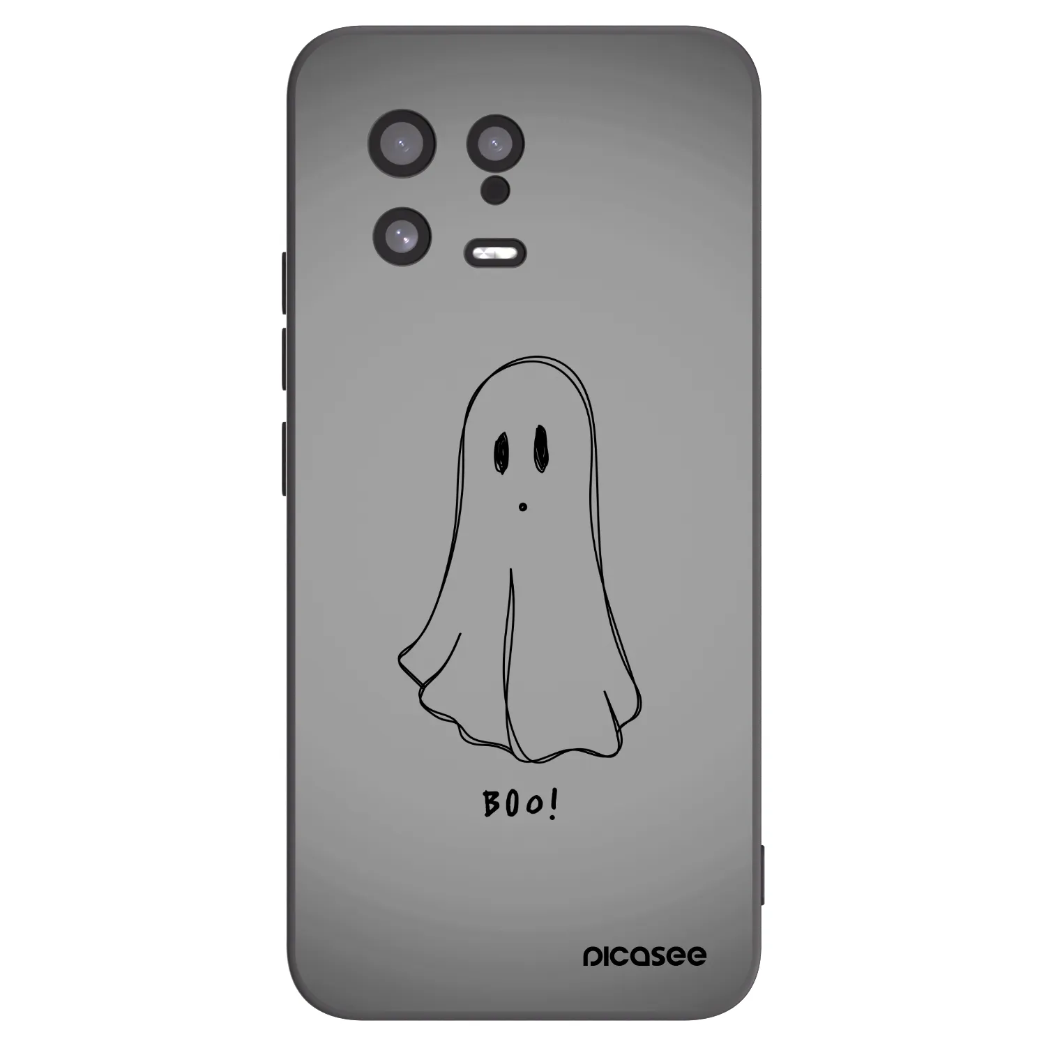Picasee silikonový černý obal pro Xiaomi 13 - Ghost
