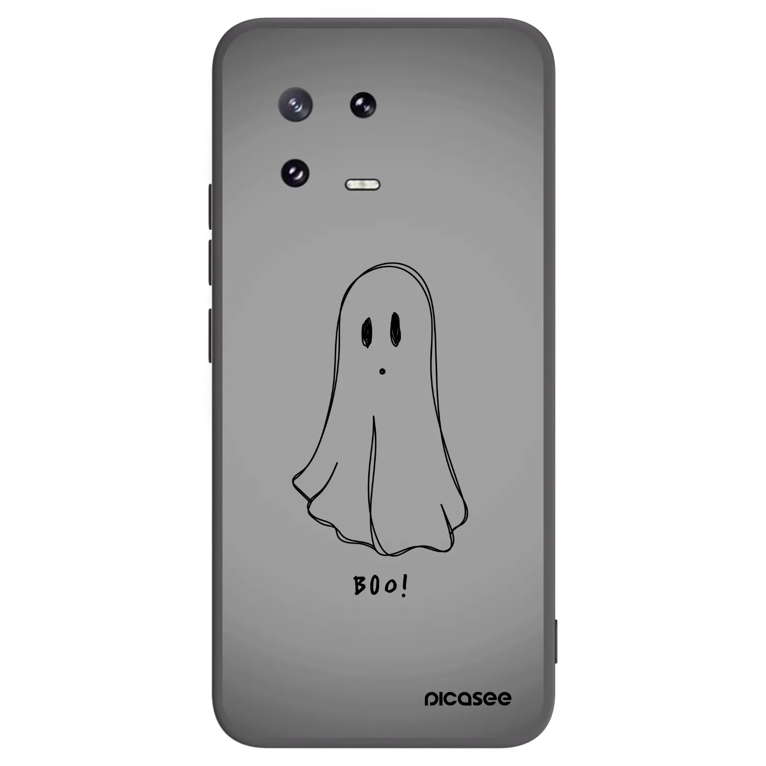 Picasee silikonový černý obal pro Xiaomi 13 Pro - Ghost