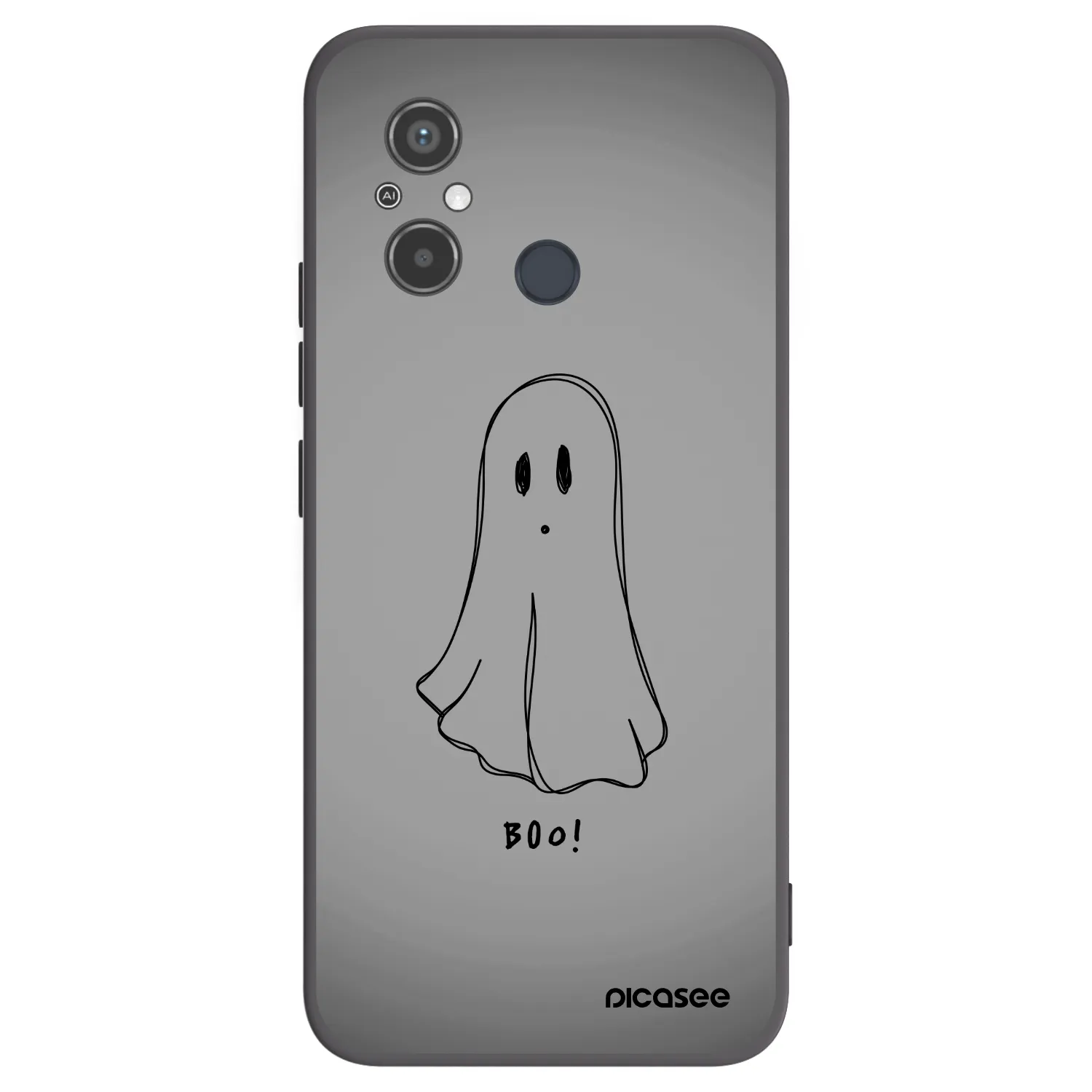 Picasee silikonový černý obal pro Xiaomi Redmi 12C - Ghost