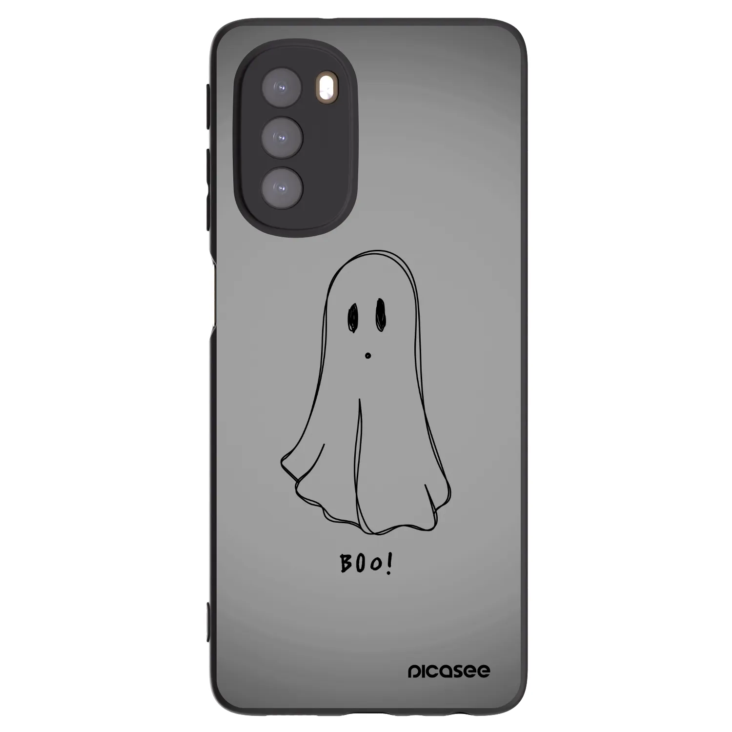 Picasee silikonový černý obal pro Motorola Moto G51 - Ghost