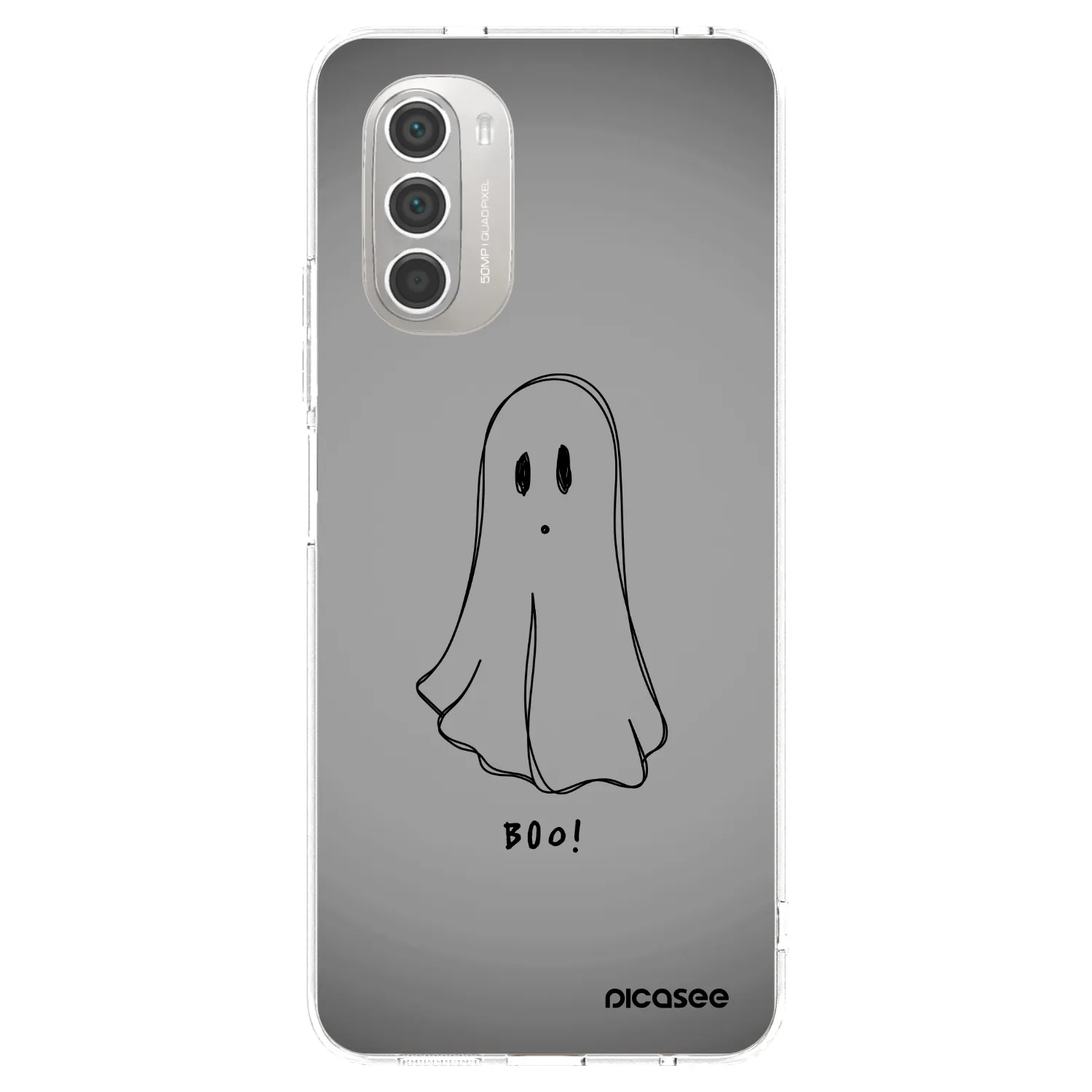 Picasee silikonový průhledný obal pro Motorola Moto G51 - Ghost
