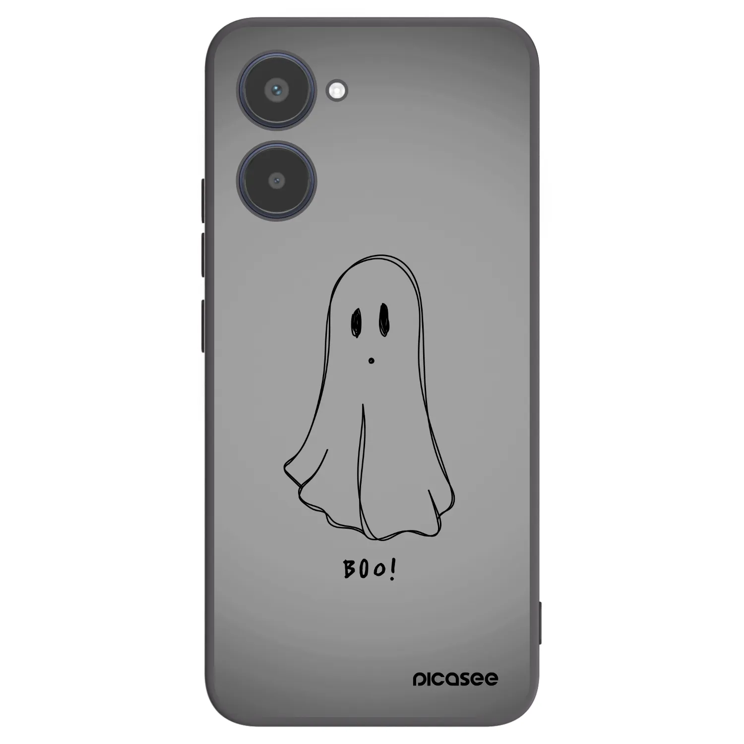 Picasee silikonový černý obal pro Realme 10 4G - Ghost