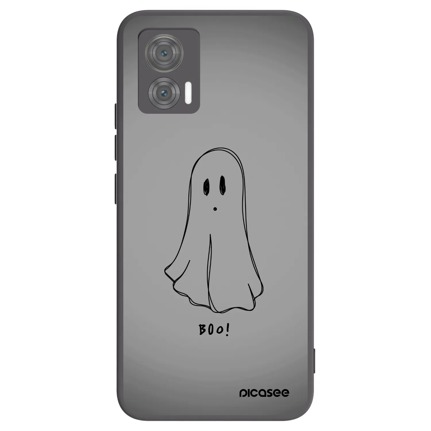 Picasee silikonový černý obal pro Motorola Edge 30 Neo - Ghost