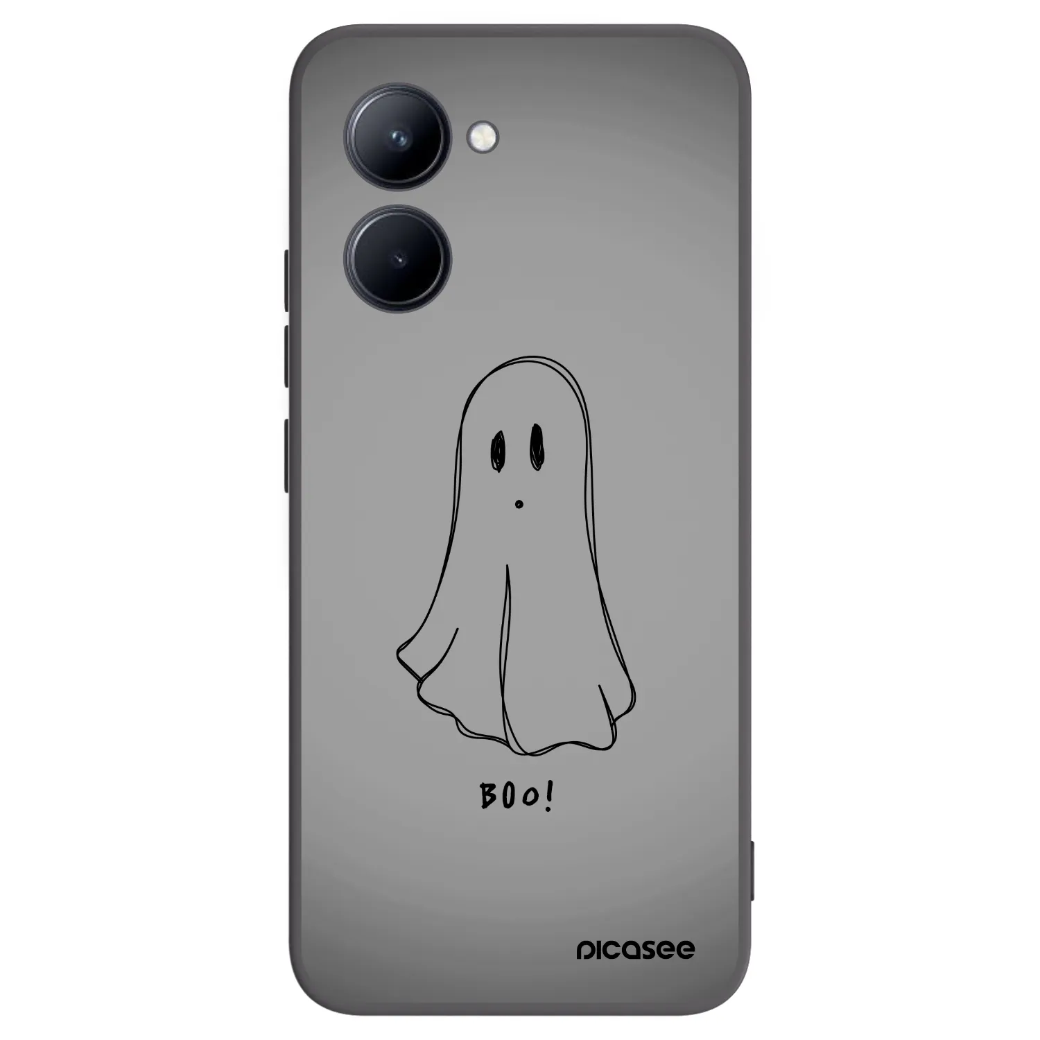 Picasee silikonový černý obal pro Realme C33 (2023) - Ghost