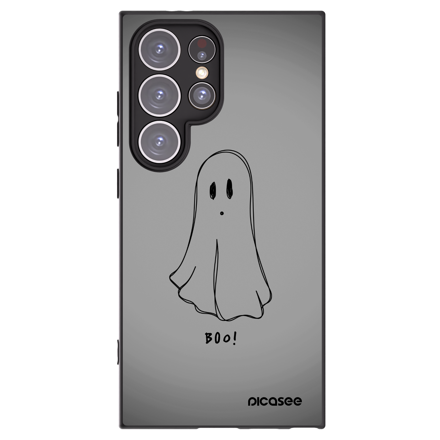 Picasee silikonový černý obal pro Samsung Galaxy S24 Ultra S928B 5G - Ghost