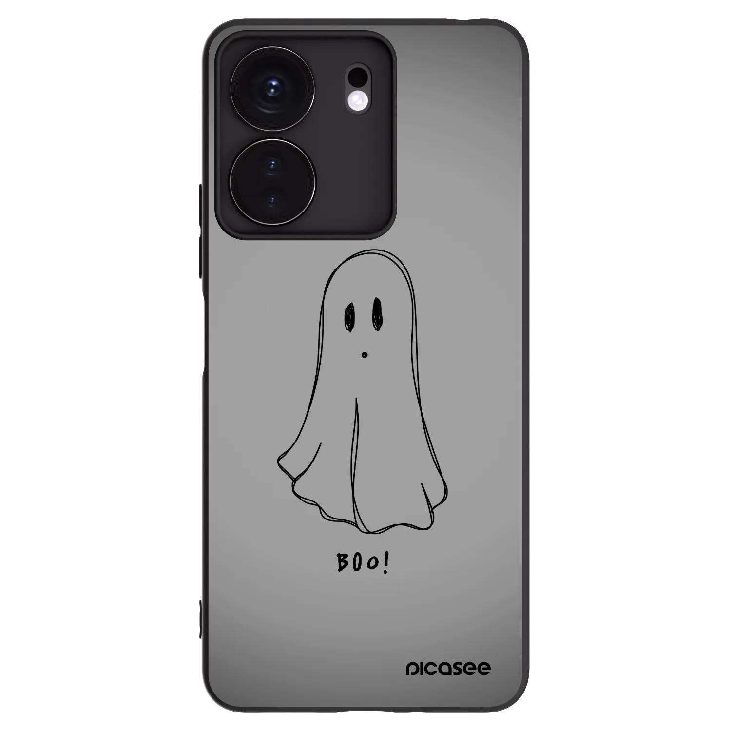 Picasee silikonový černý obal pro Xiaomi Redmi 13C 4G - Ghost