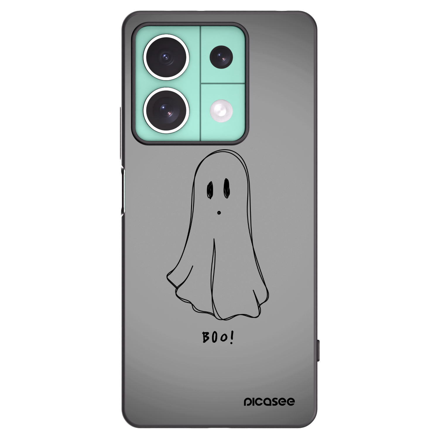 Picasee silikonový černý obal pro Xiaomi Redmi Note 13 5G - Ghost