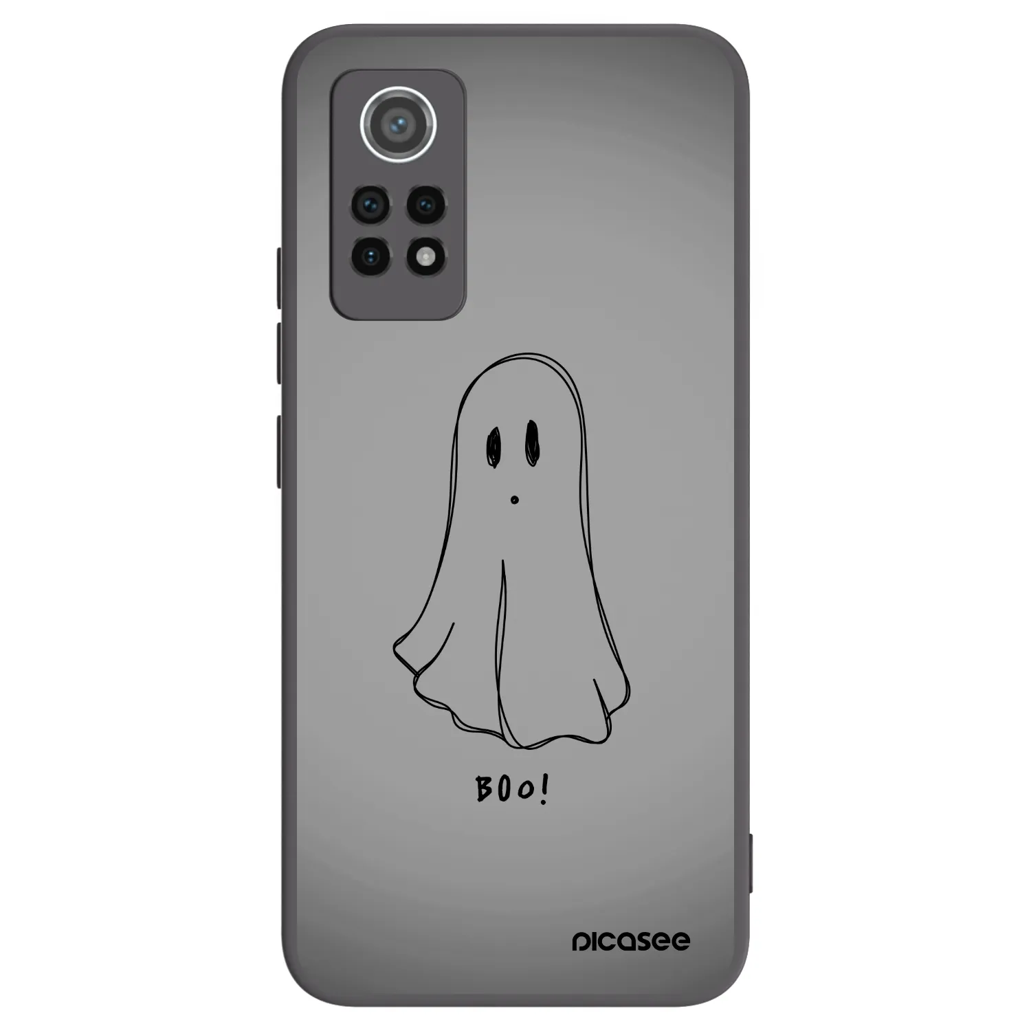 Picasee silikonový černý obal pro Xiaomi Redmi Note 12 Pro 4G - Ghost