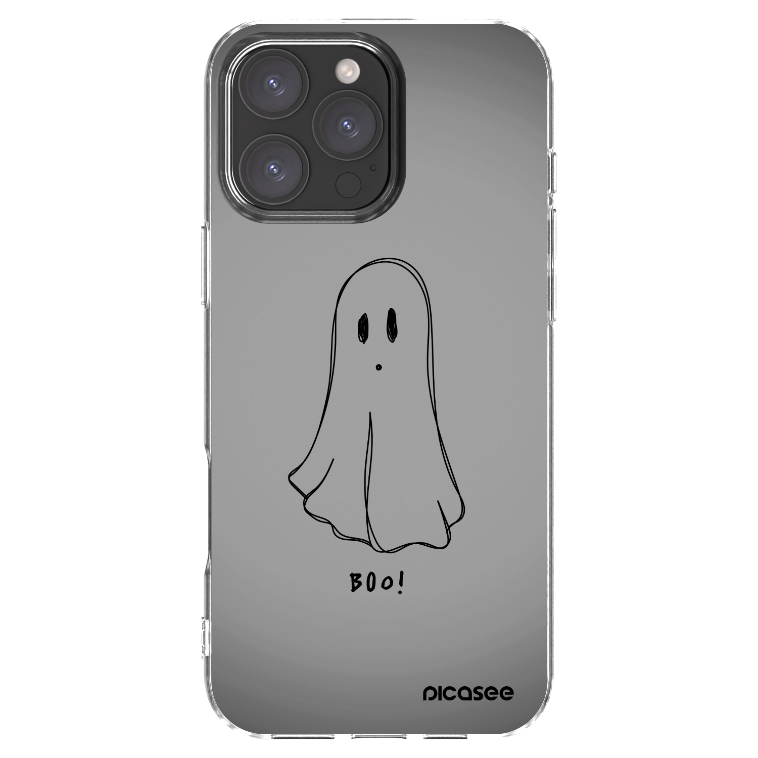 Picasee silikonový průhledný obal pro Apple iPhone 16 Pro Max - Ghost