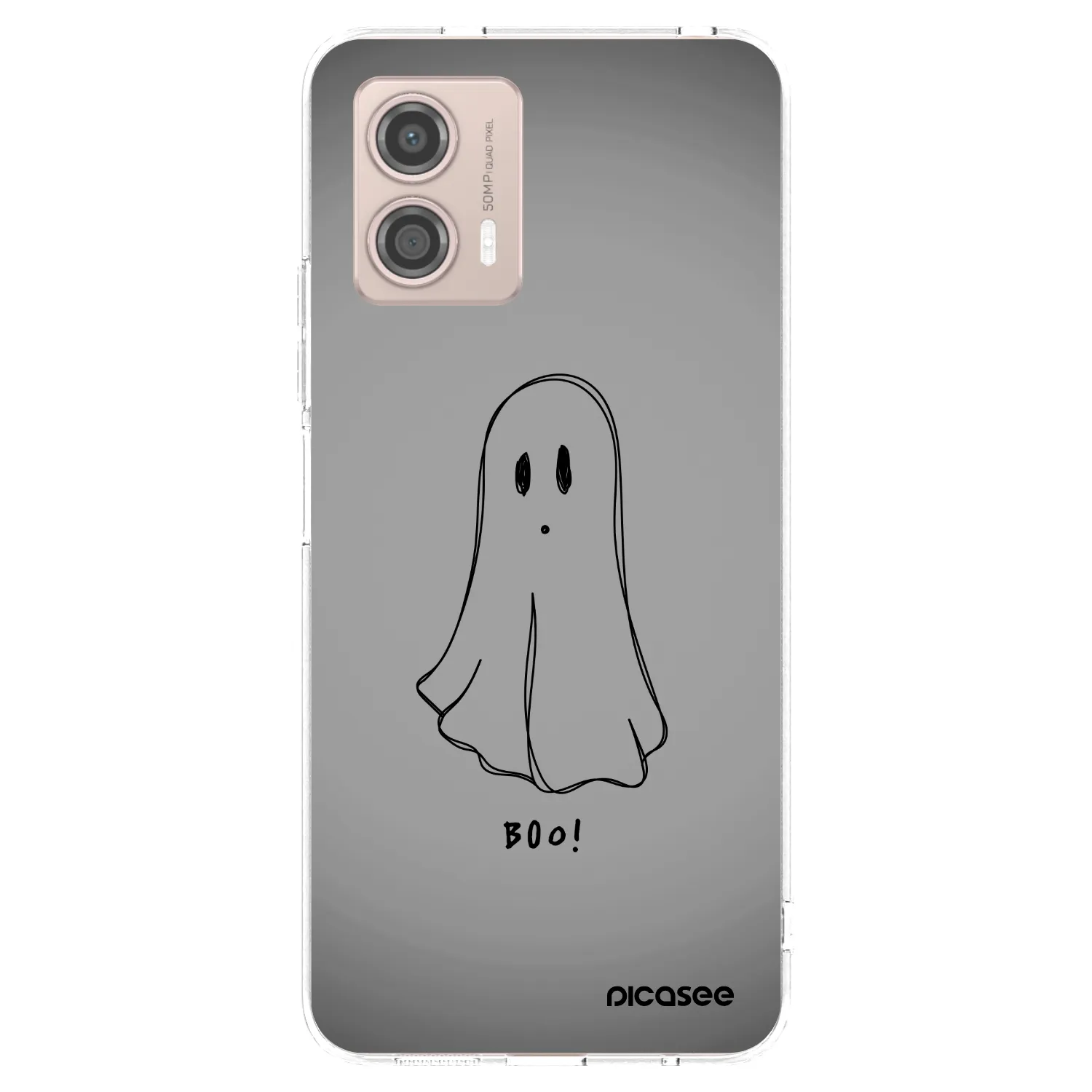 Picasee silikonový průhledný obal pro Motorola Moto G53 5G - Ghost