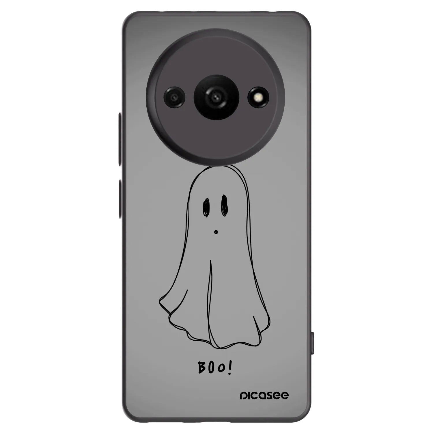 Picasee silikonový černý obal pro Xiaomi Redmi A3 - Ghost