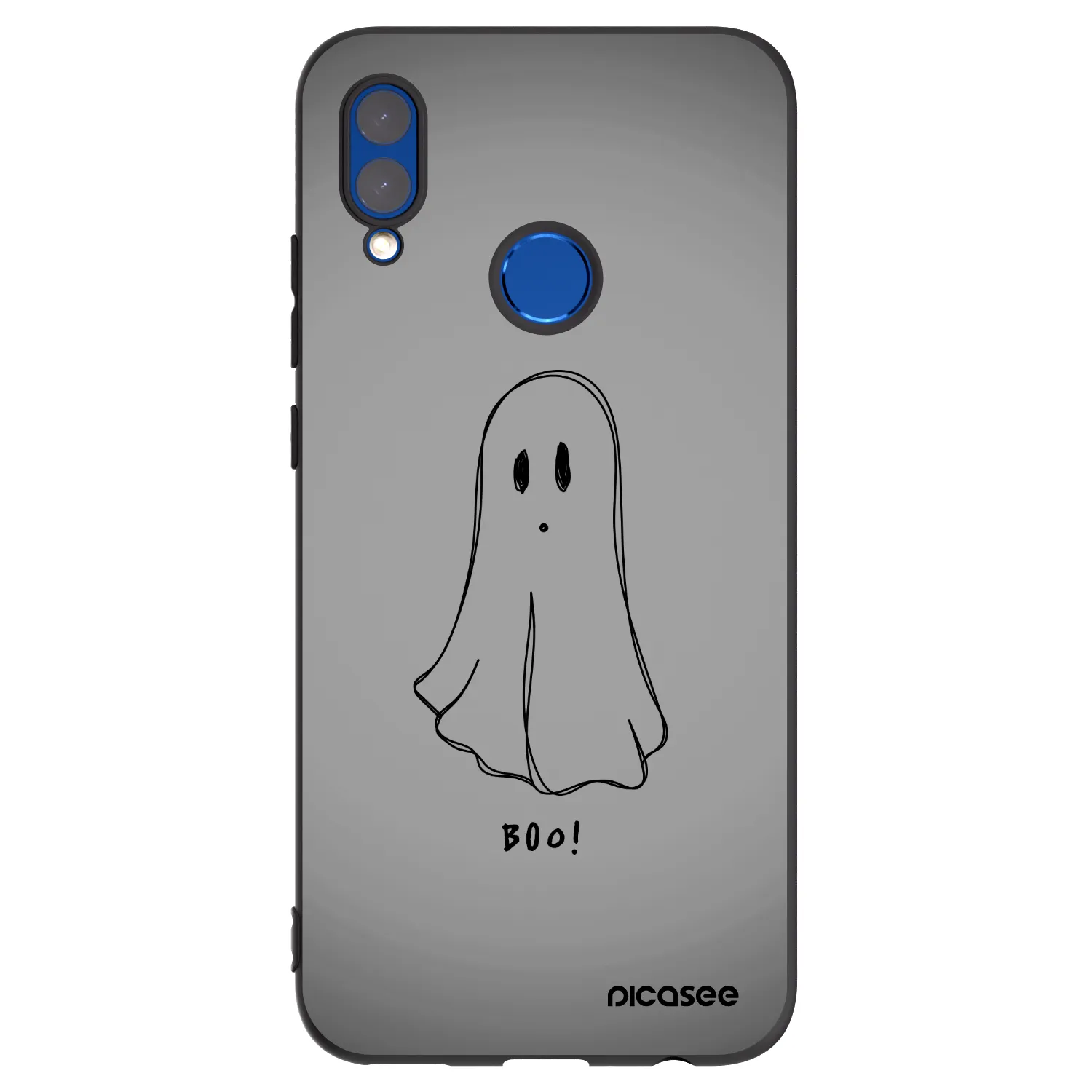 Picasee silikonový černý obal pro Huawei P Smart 2019 - Ghost