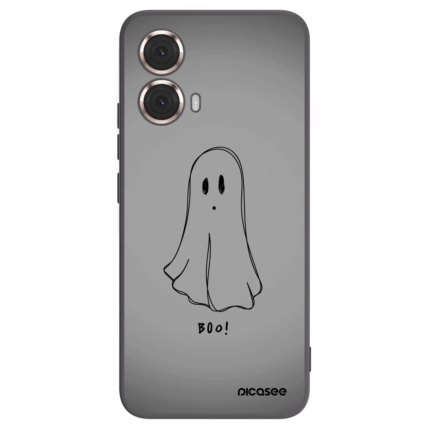 Picasee silikonový černý obal pro Motorola Moto G85 - Ghost