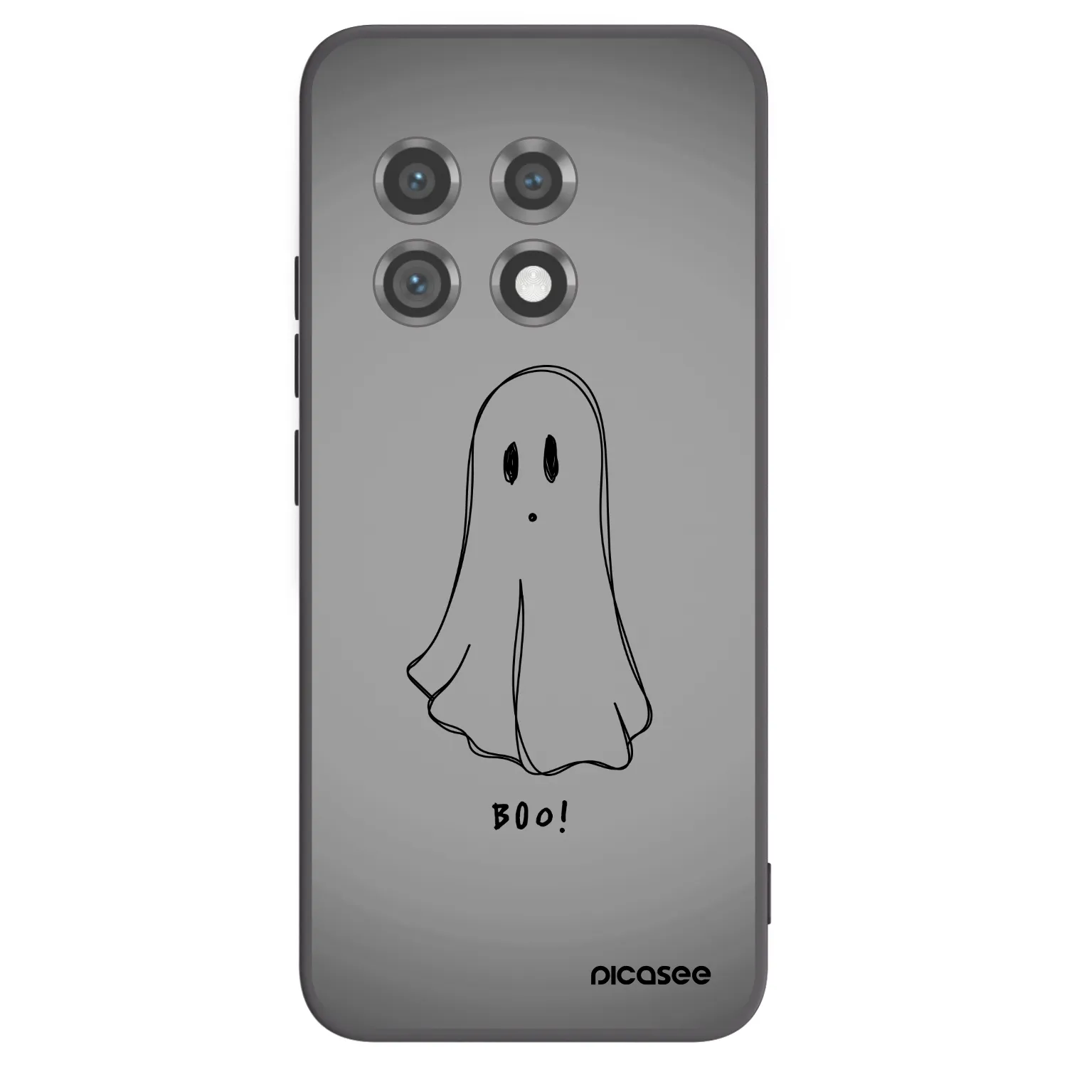 Picasee silikonový černý obal pro OnePlus 11 5G - Ghost