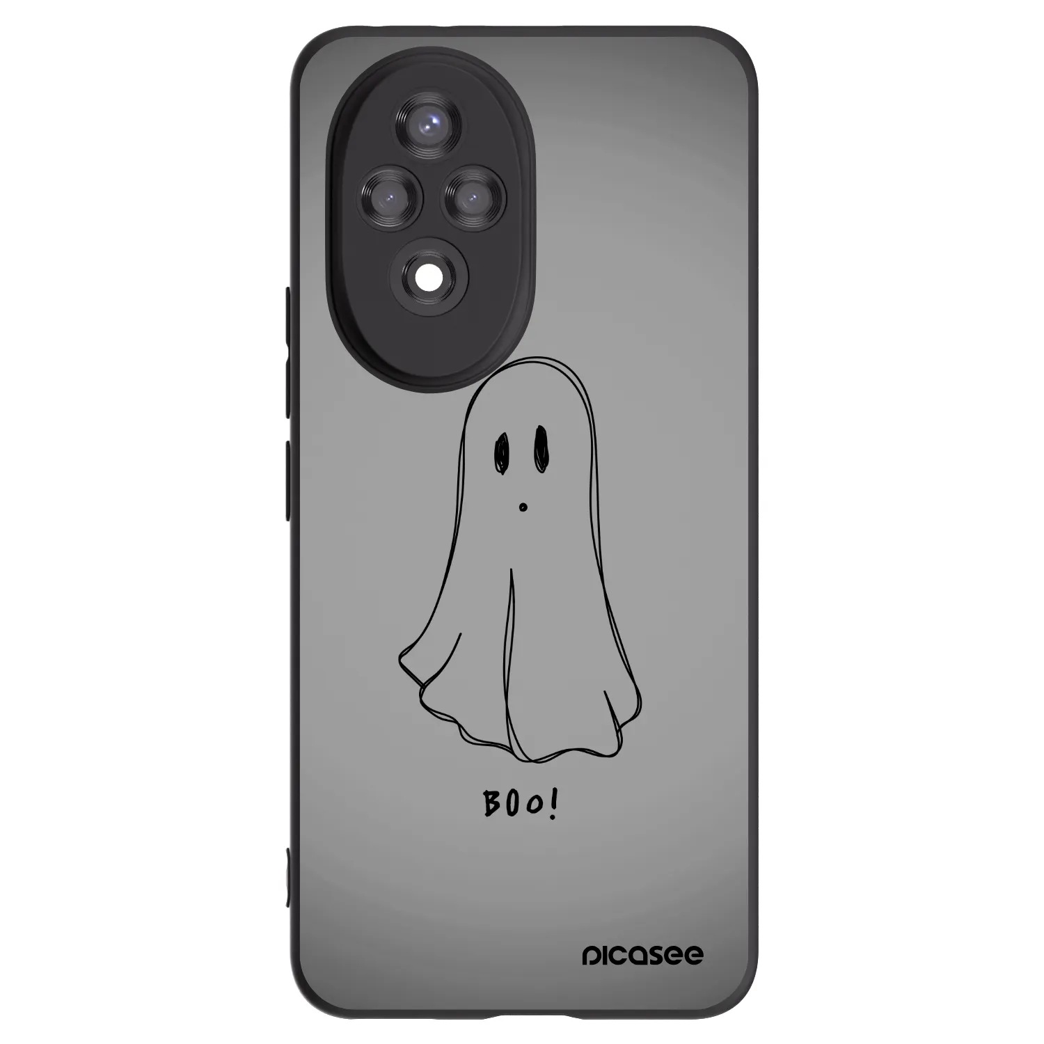 Picasee silikonový černý obal pro Honor 200 Pro 5G - Ghost