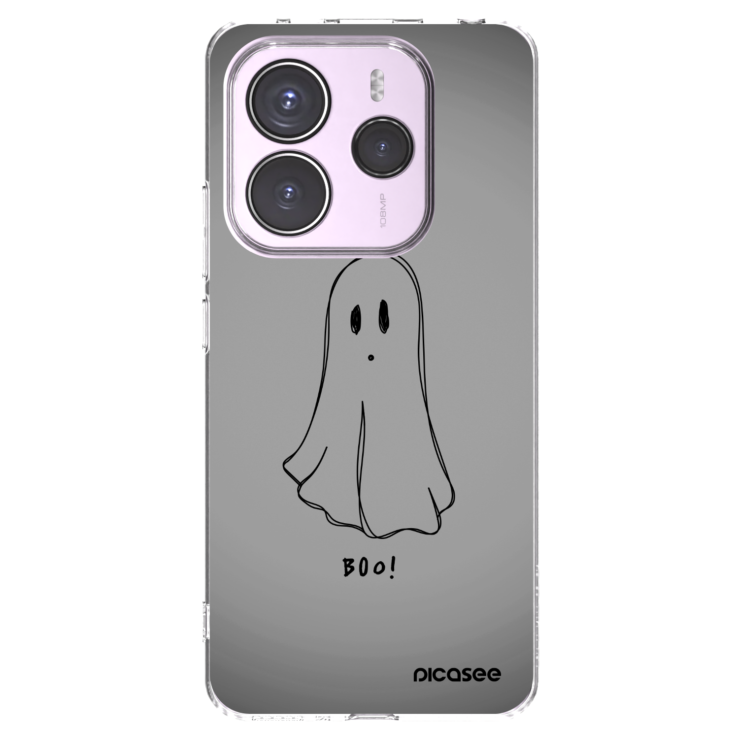 Picasee silikonový průhledný obal pro Xiaomi Redmi Note 14 5G - Ghost