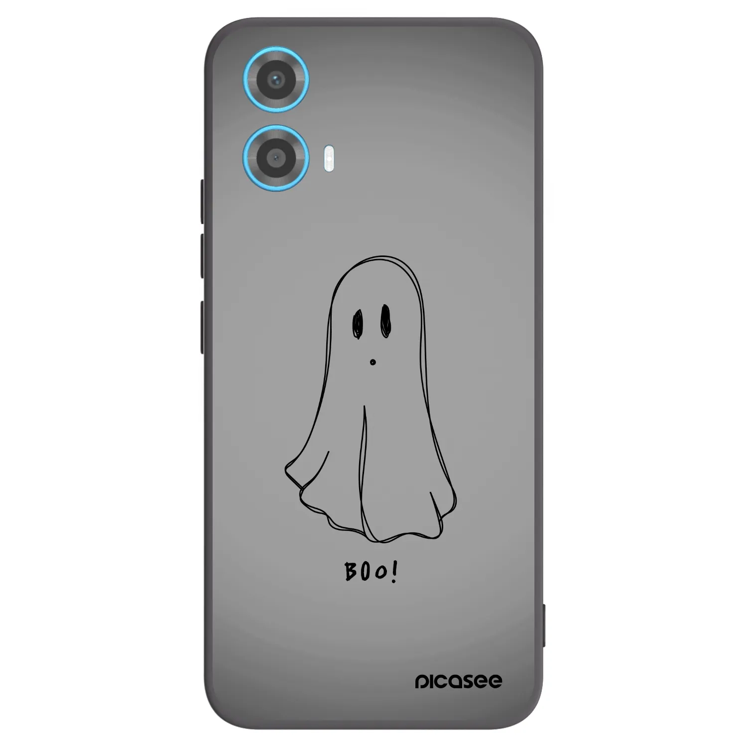 Picasee silikonový černý obal pro Motorola Moto G34 5G - Ghost