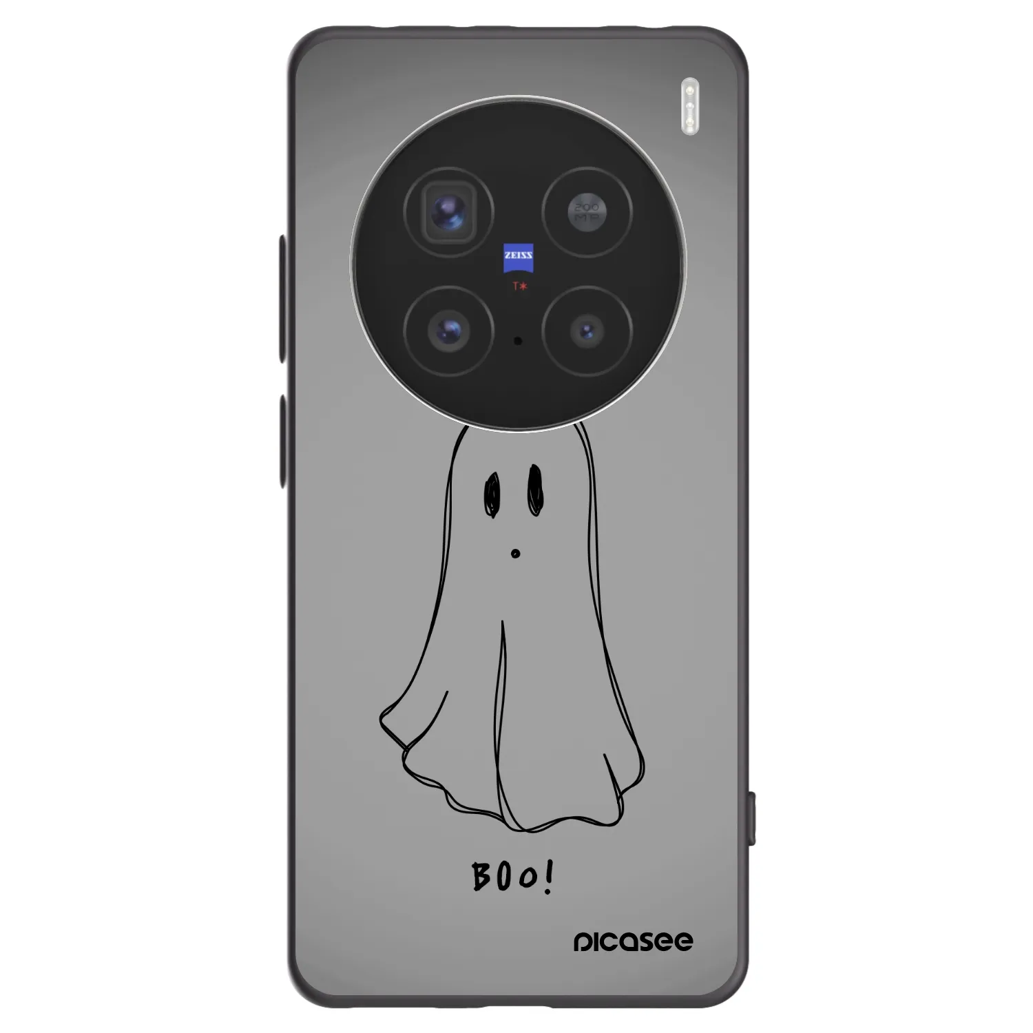 Picasee silikonový černý obal pro Vivo X200 Pro - Ghost