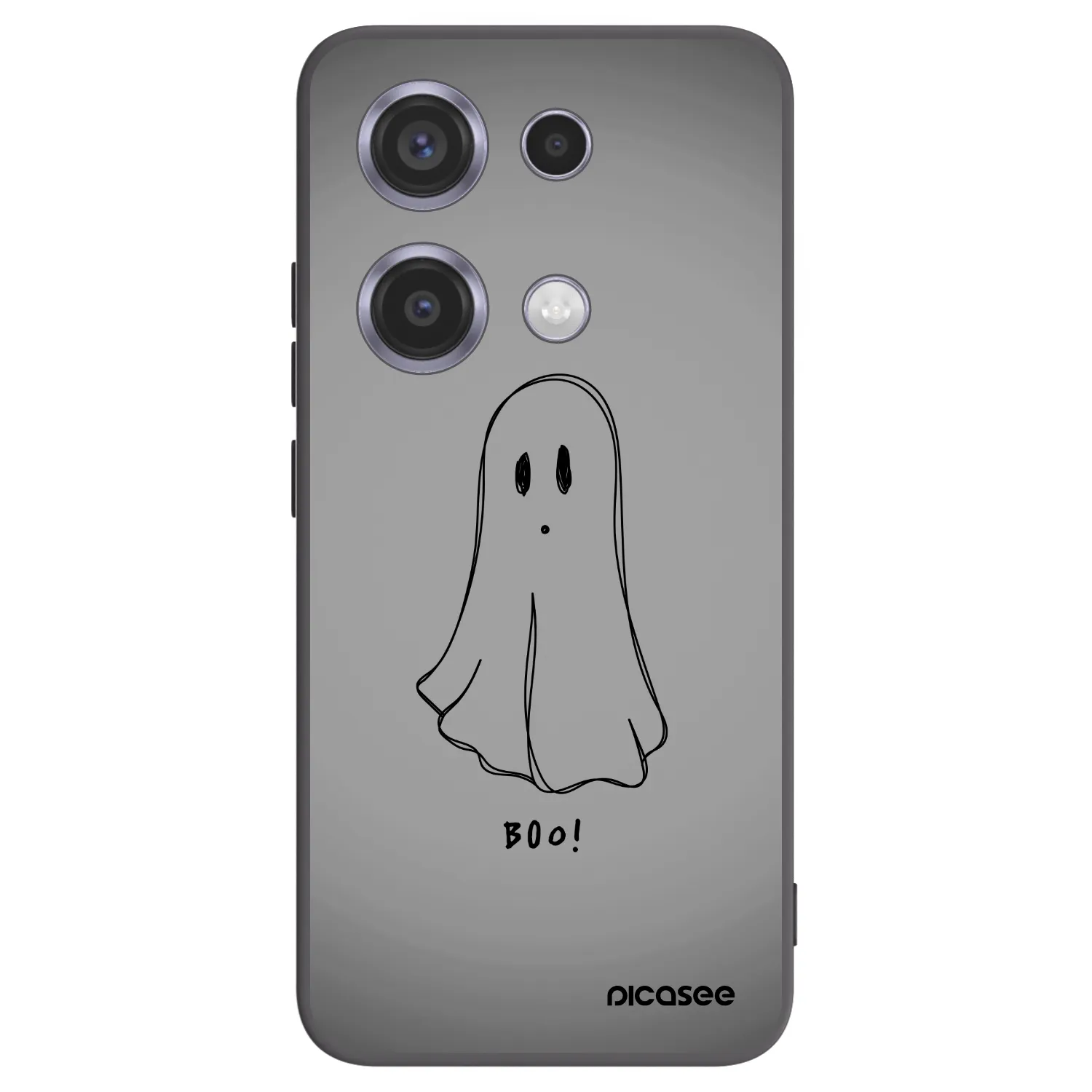 Picasee silikonový černý obal pro Xiaomi Redmi Note 14S - Ghost
