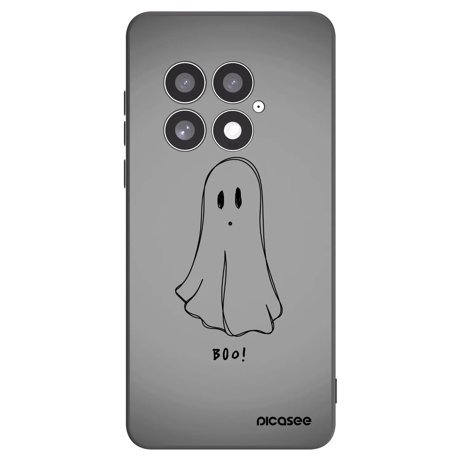 Picasee silikonový černý obal pro OnePlus 13 5G - Ghost