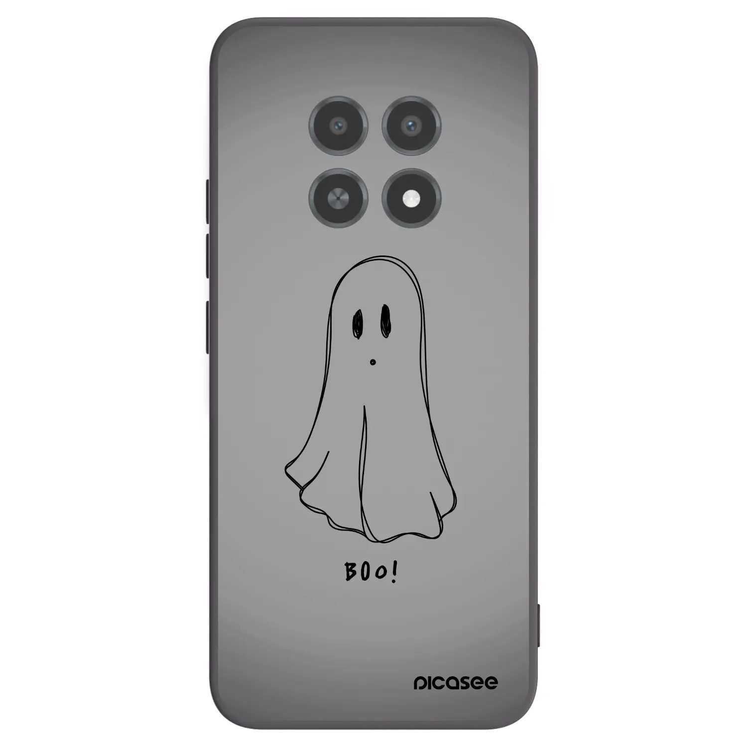 Picasee silikonový černý obal pro Realme 12X - Ghost