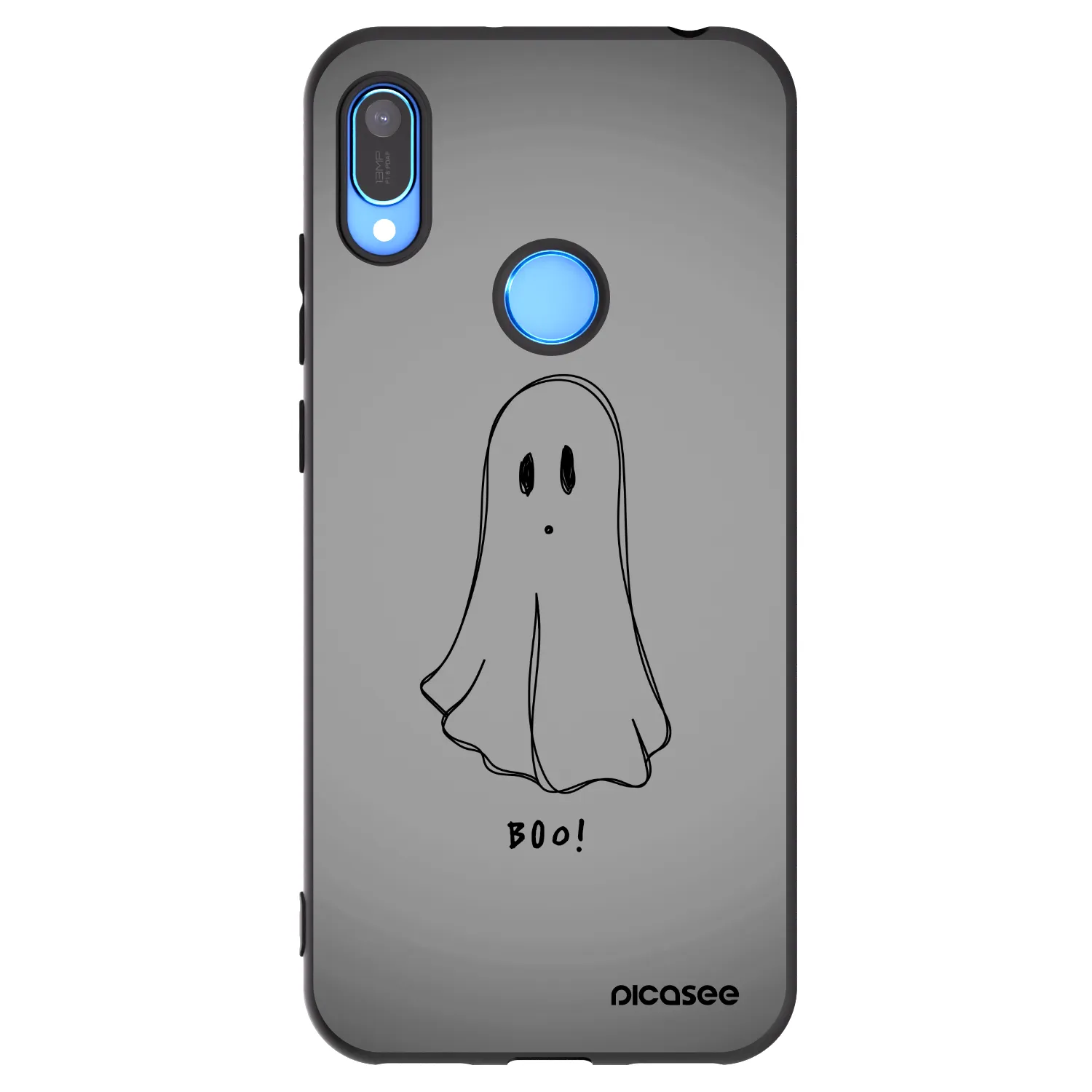 Picasee silikonový černý obal pro Huawei Y6 2019 - Ghost