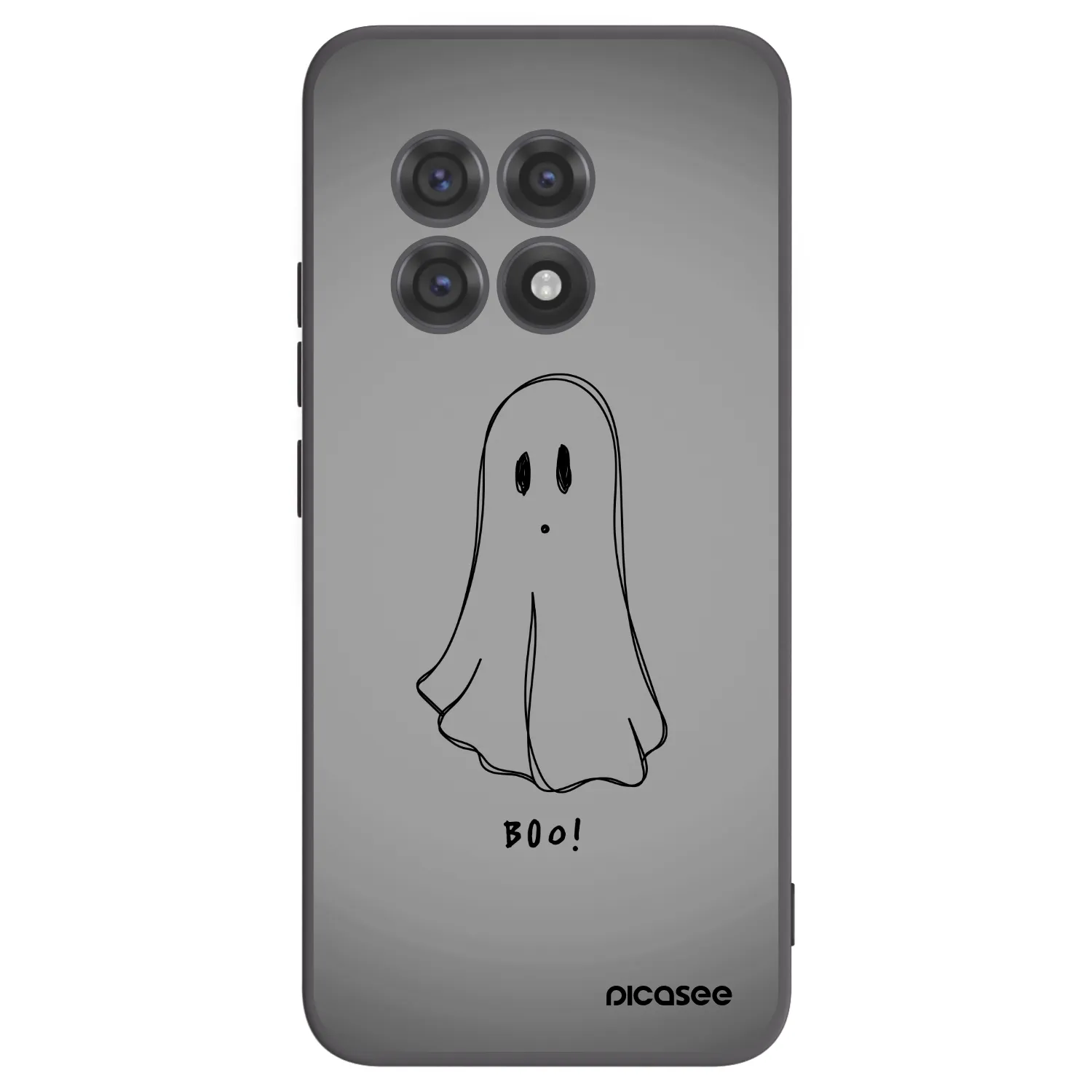 Picasee silikonový černý obal pro OnePlus 13R 5G - Ghost