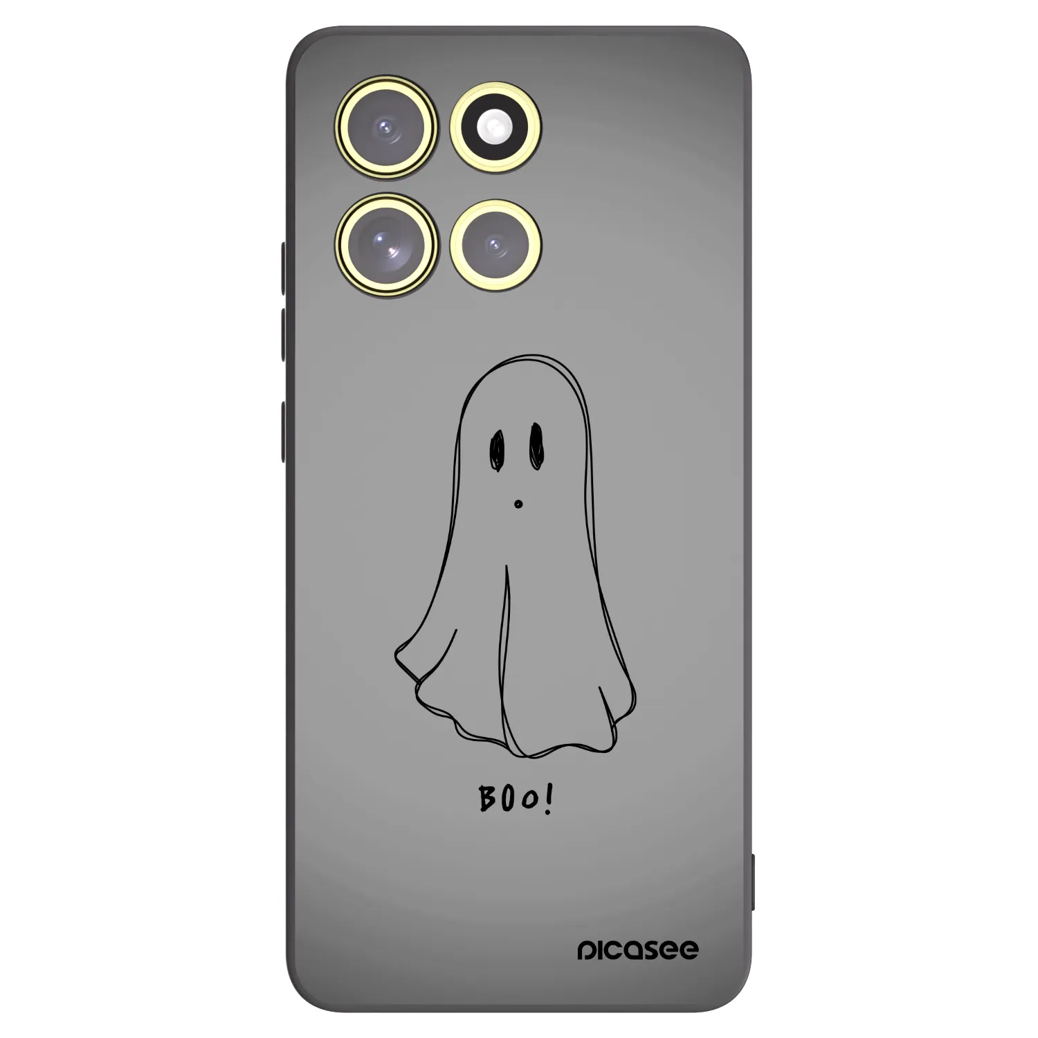Picasee silikonový černý obal pro Motorola Moto G86 5G - Ghost