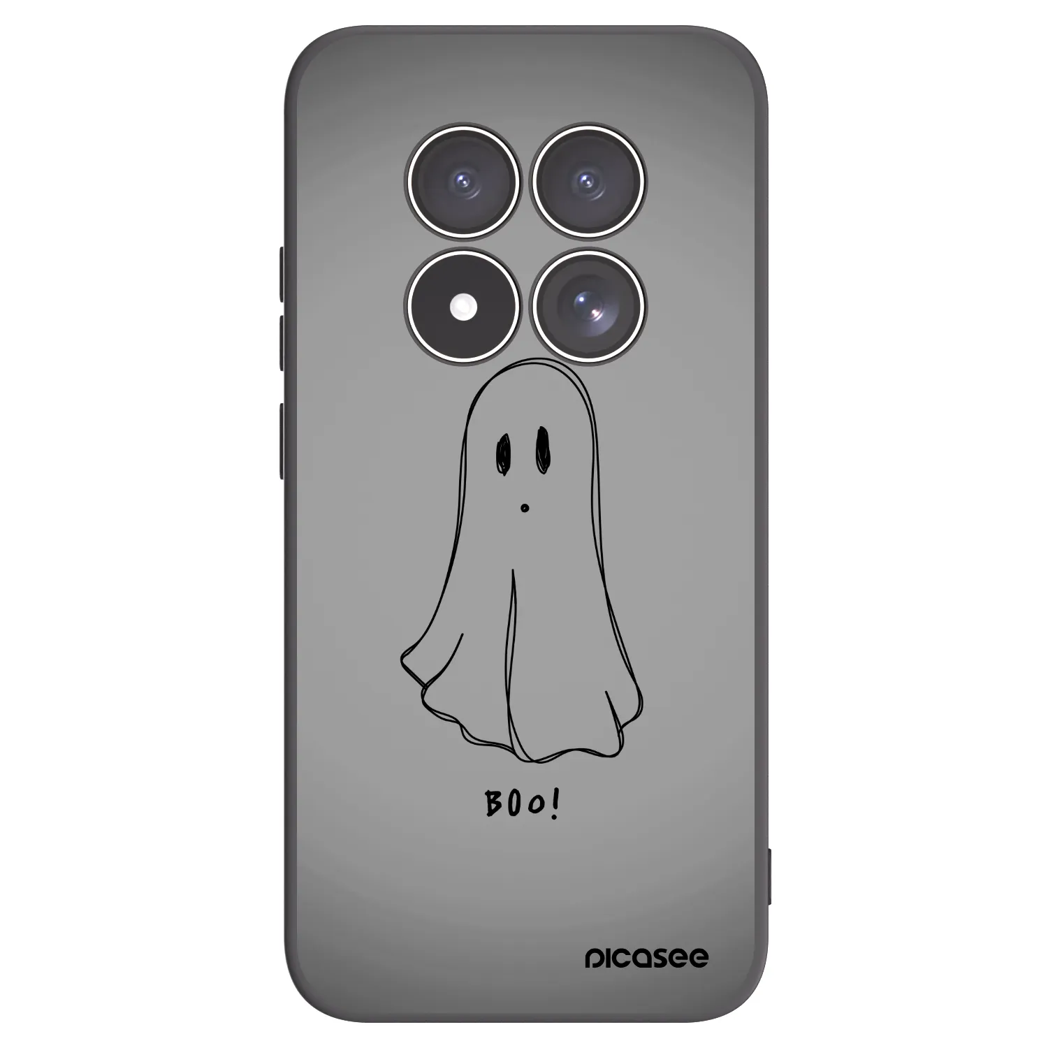 Picasee silikonový černý obal pro Xiaomi Redmi Note 15 Pro 4G - Ghost