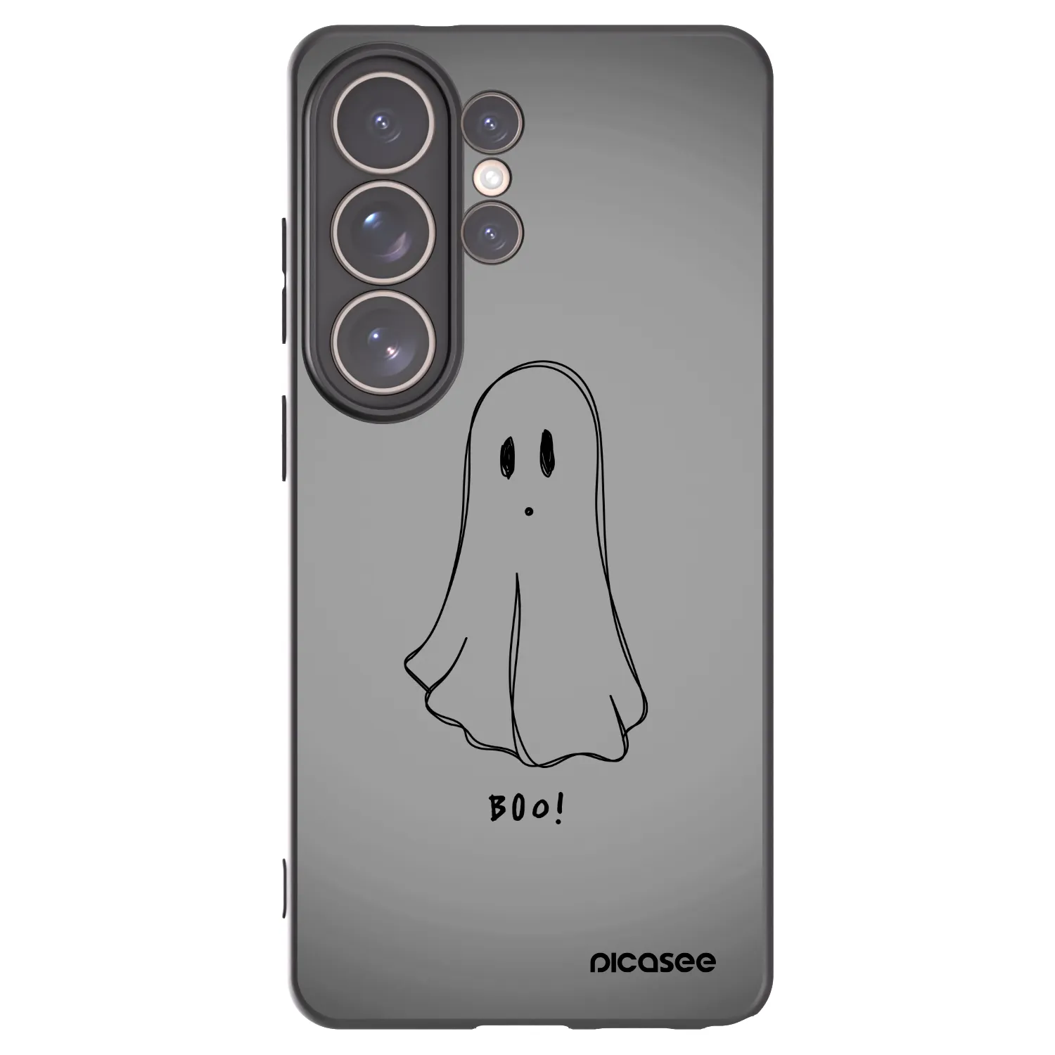 Picasee silikonový černý obal pro Samsung Galaxy S26 Ultra - Ghost