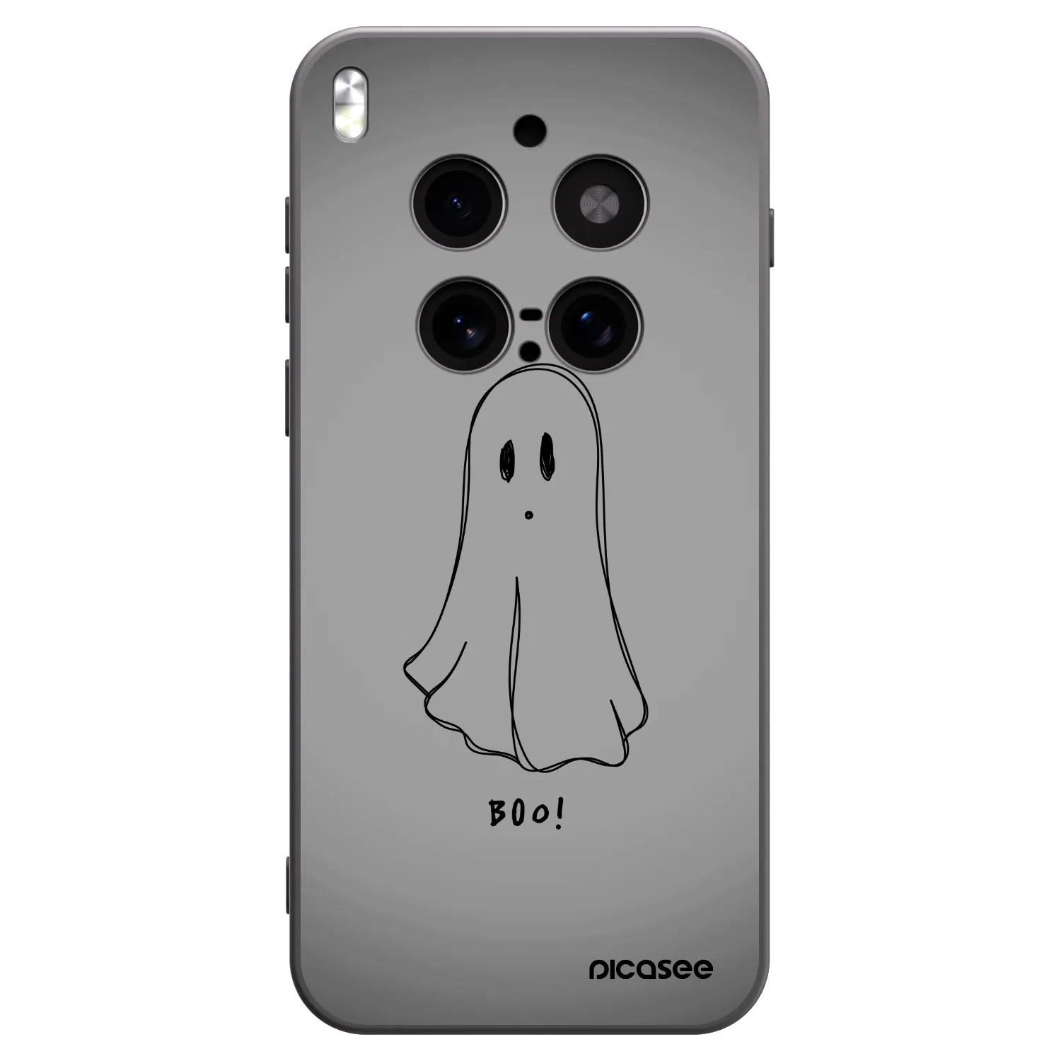 Picasee silikonový černý obal pro Vivo X300 Pro - Ghost