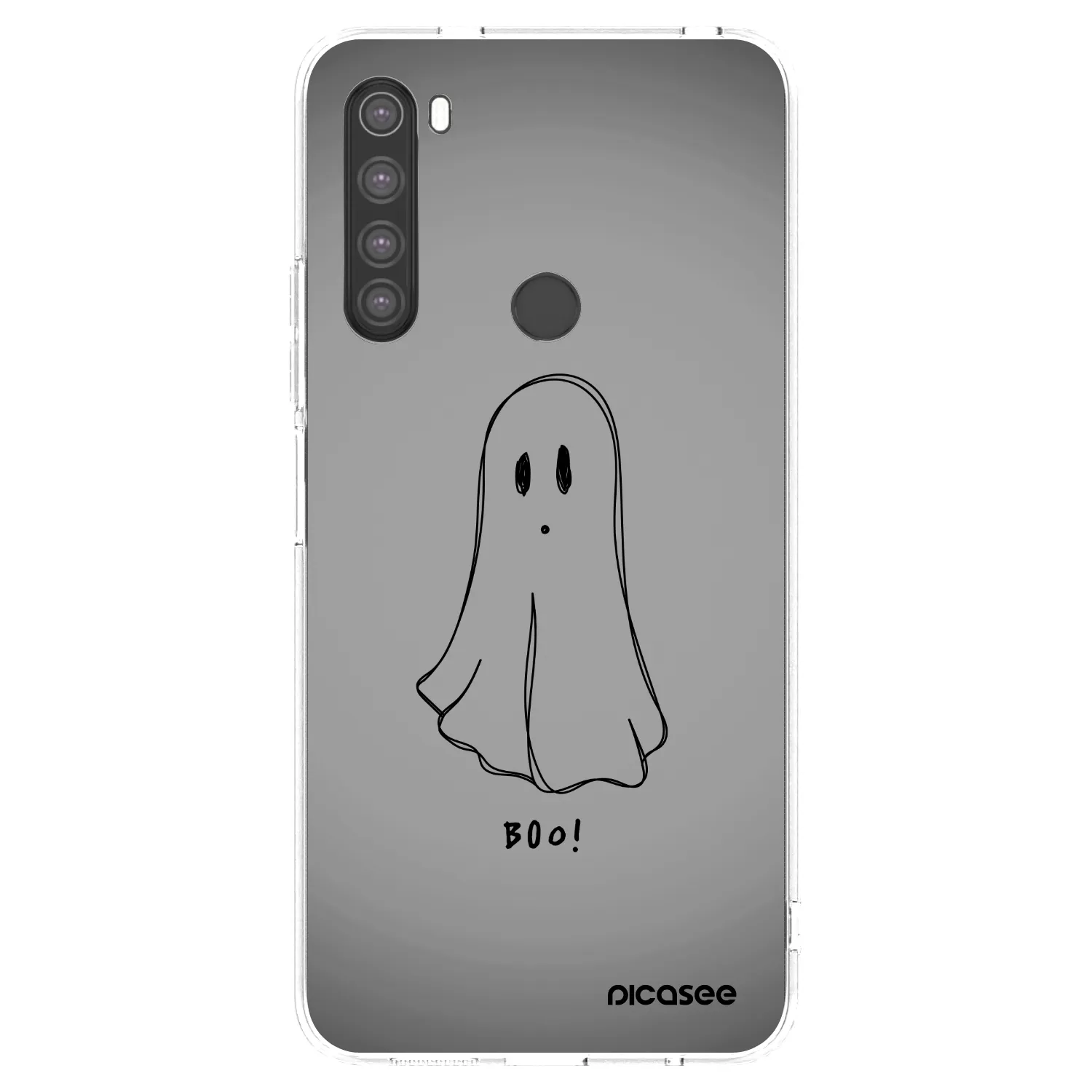 Picasee silikonový průhledný obal pro Xiaomi Redmi Note 8 - Ghost