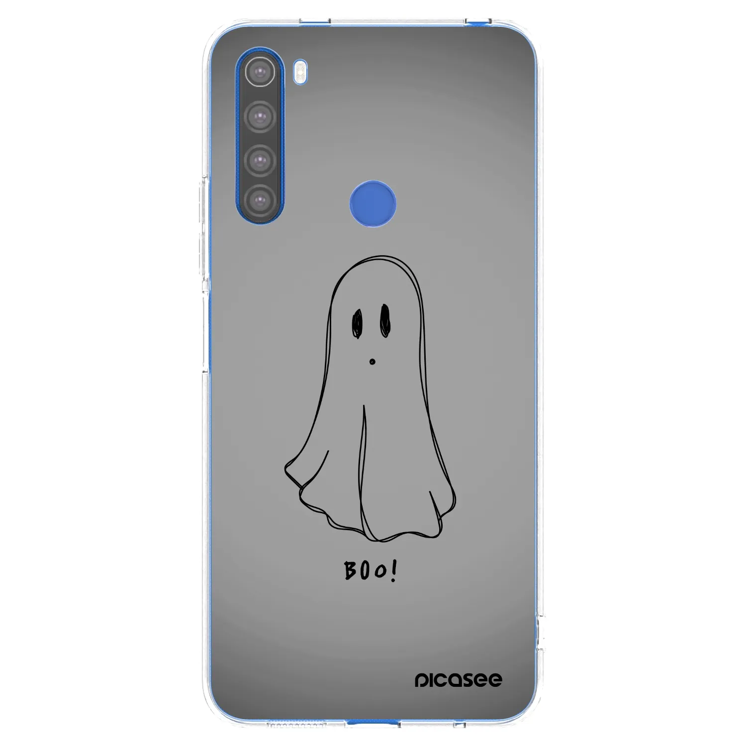Picasee silikonový průhledný obal pro Xiaomi Redmi Note 8T - Ghost