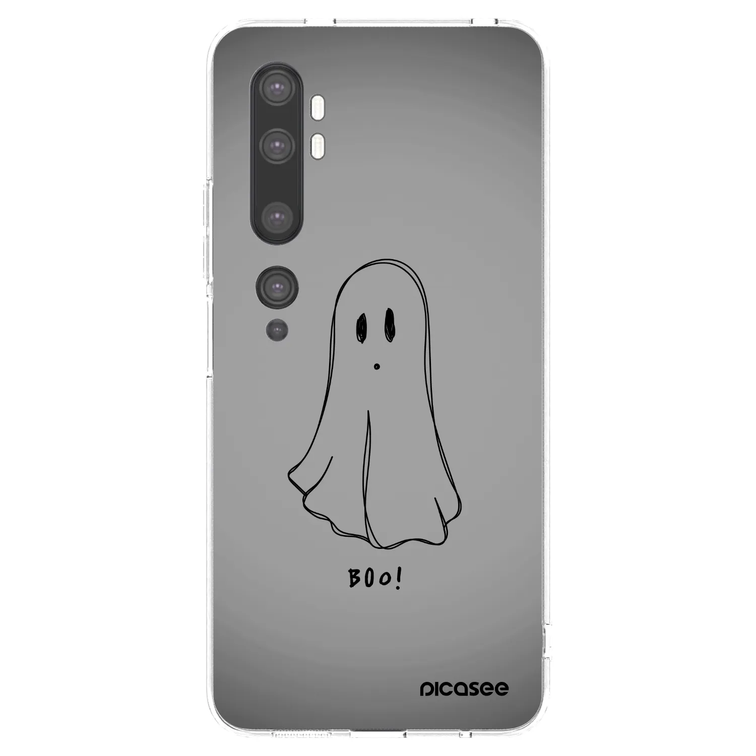 Picasee silikonový průhledný obal pro Xiaomi Mi Note 10 (Pro) - Ghost