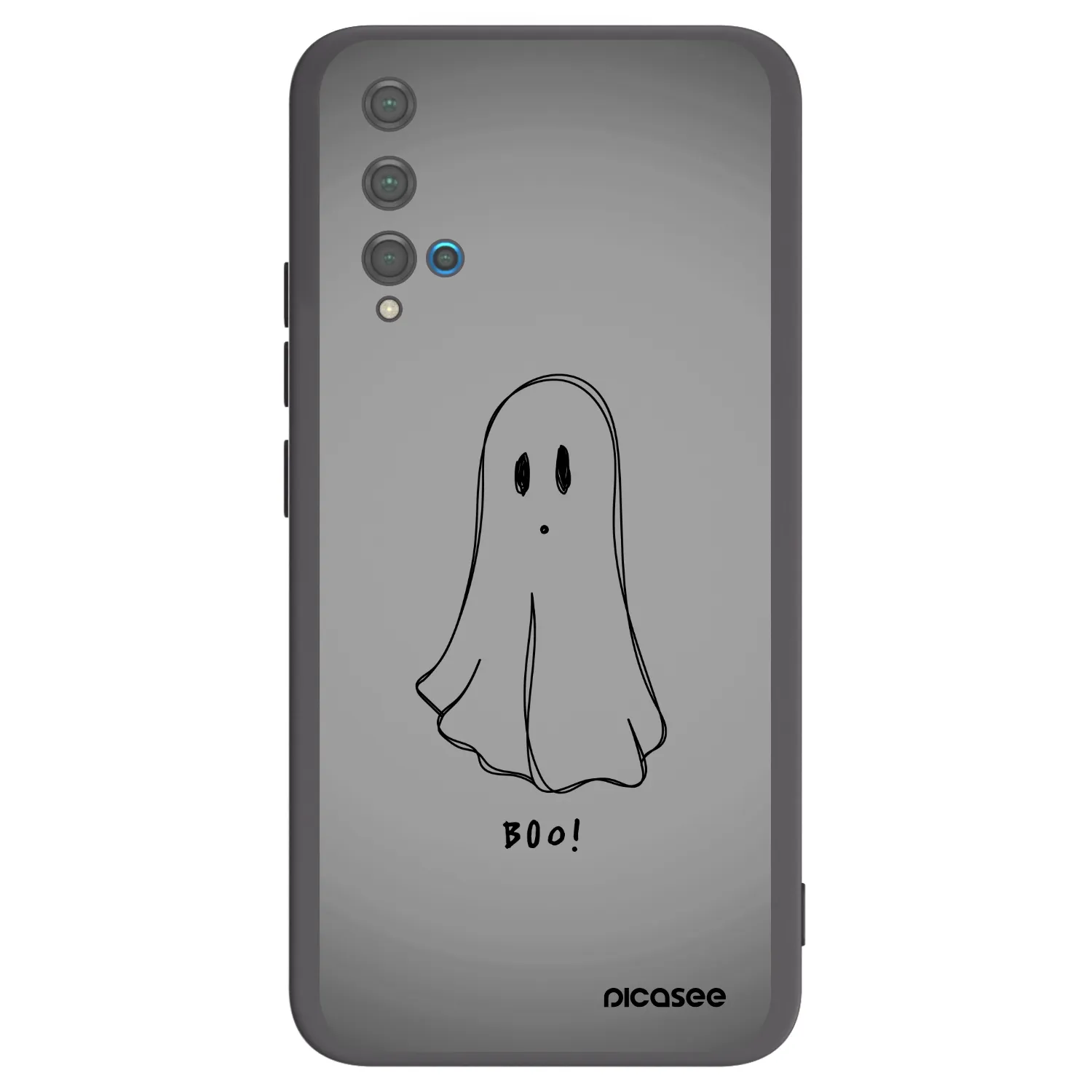 Picasee silikonový černý obal pro Huawei Nova 5T - Ghost