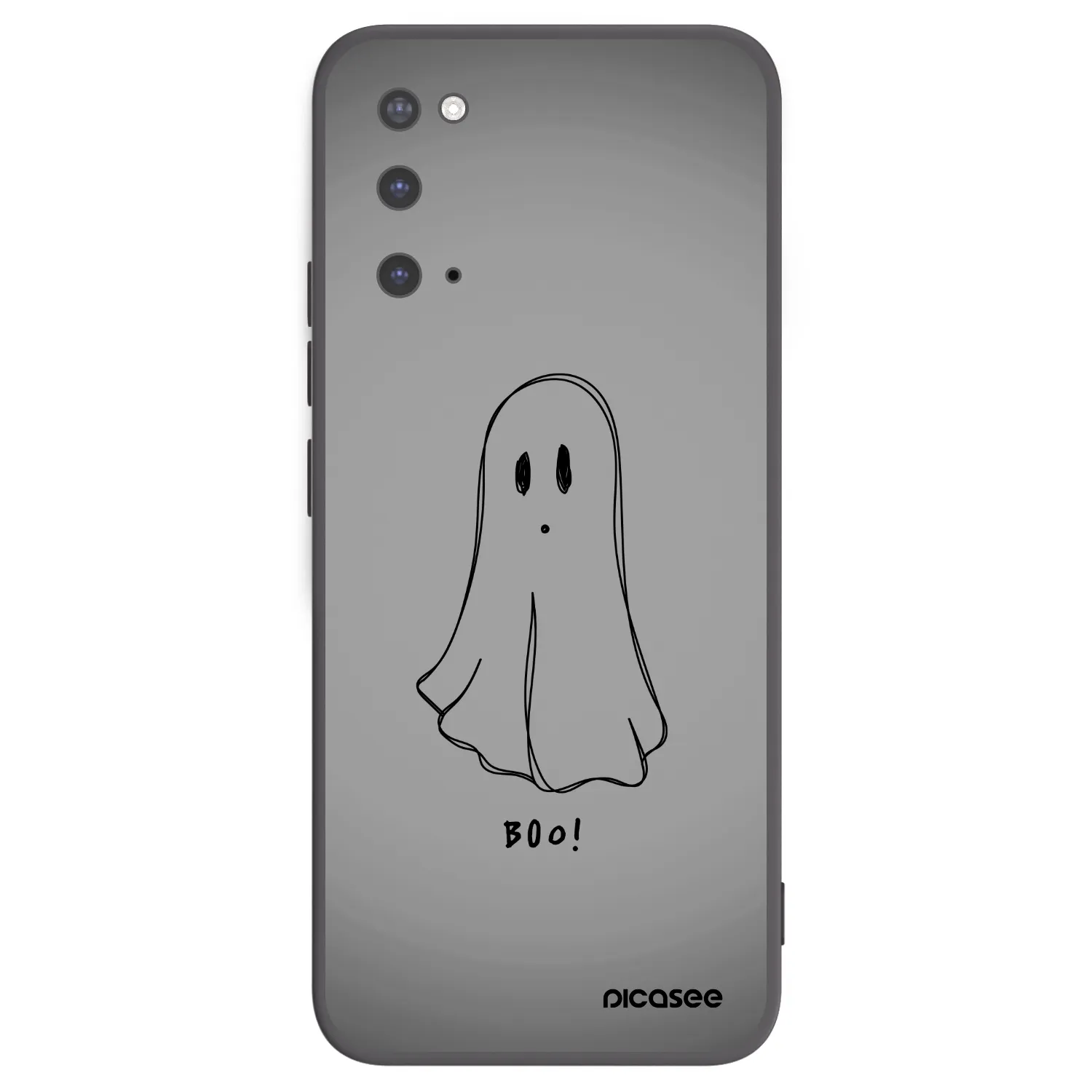 Picasee silikonový černý obal pro Samsung Galaxy S20 G980F - Ghost