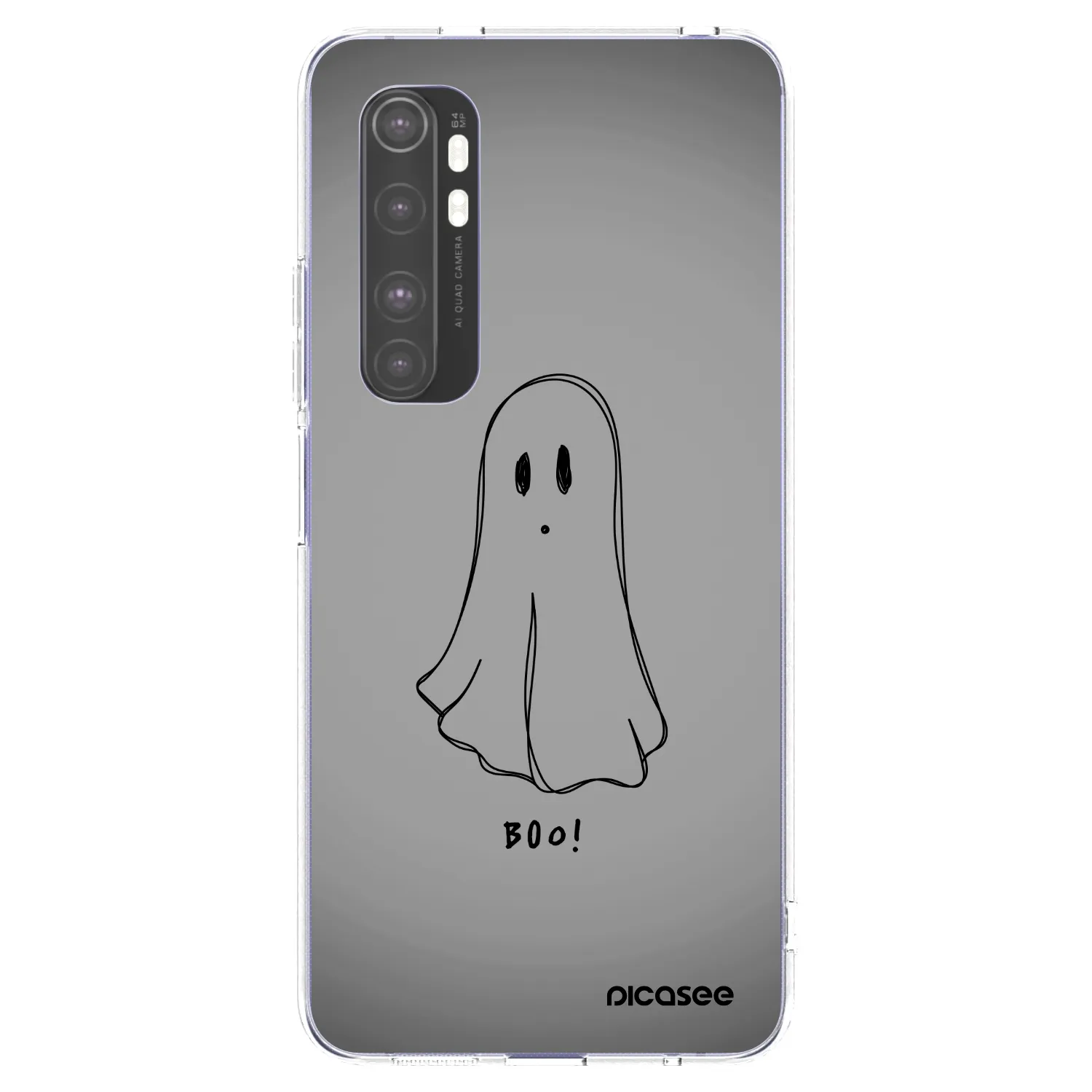 Picasee silikonový průhledný obal pro Xiaomi Mi Note 10 Lite - Ghost