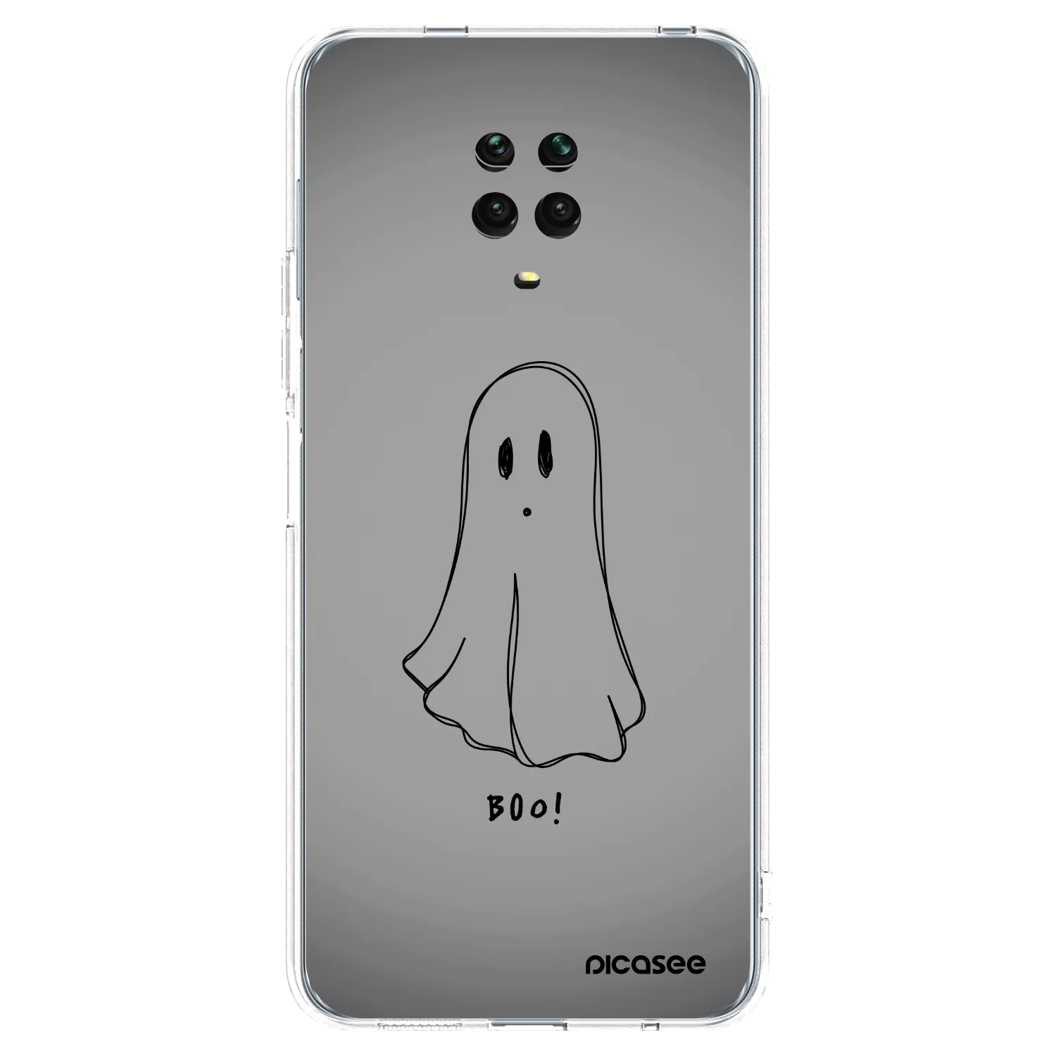 Picasee silikonový průhledný obal pro Xiaomi Redmi Note 9S - Ghost
