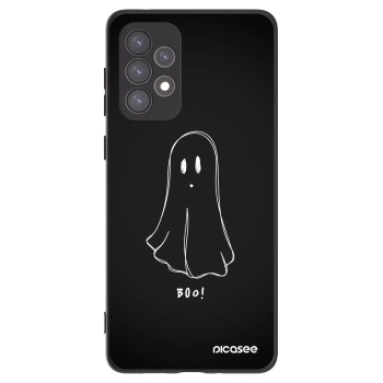 Picasee silikonový černý obal pro Samsung Galaxy A73 5G - Ghost 2