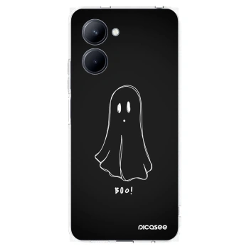 Picasee silikonový průhledný obal pro Realme C33 (2023) - Ghost 2