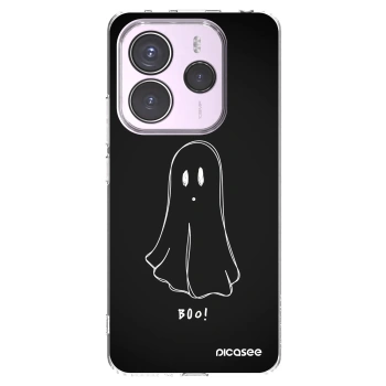 Picasee silikonový průhledný obal pro Xiaomi Redmi Note 14 5G - Ghost 2