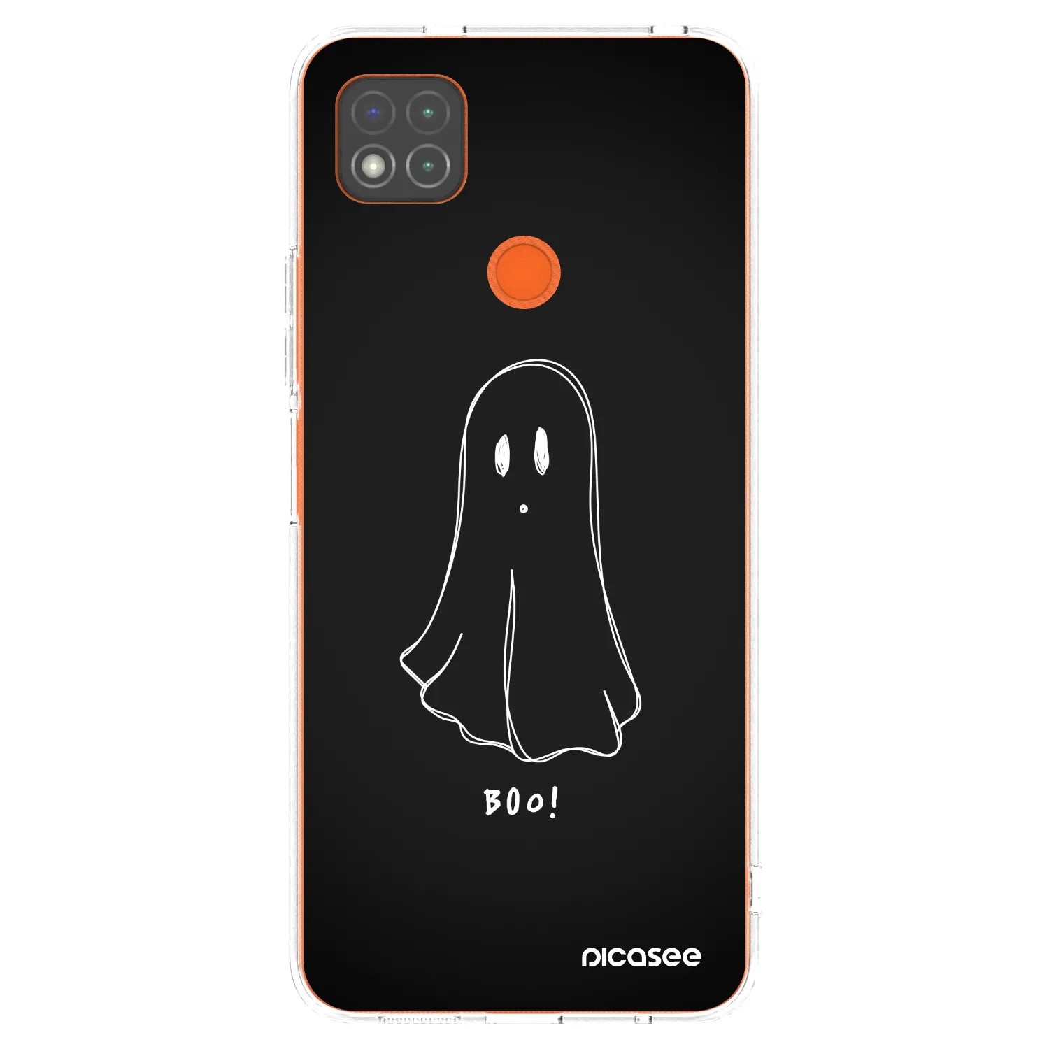 Picasee silikonový průhledný obal pro Xiaomi Redmi 9C - Ghost 2