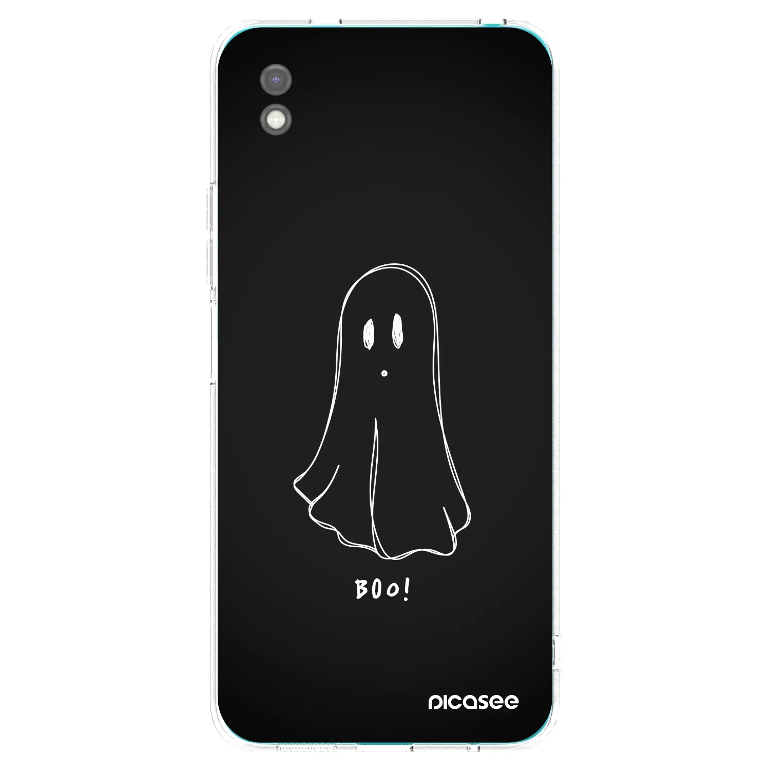 Picasee silikonový černý obal pro Xiaomi Redmi 9A - Ghost 2