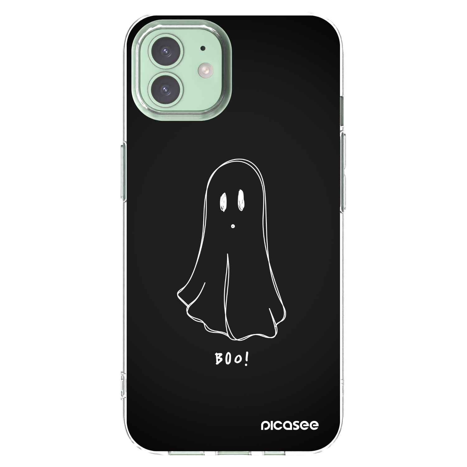 Picasee silikonový průhledný obal pro Apple iPhone 12 - Ghost 2