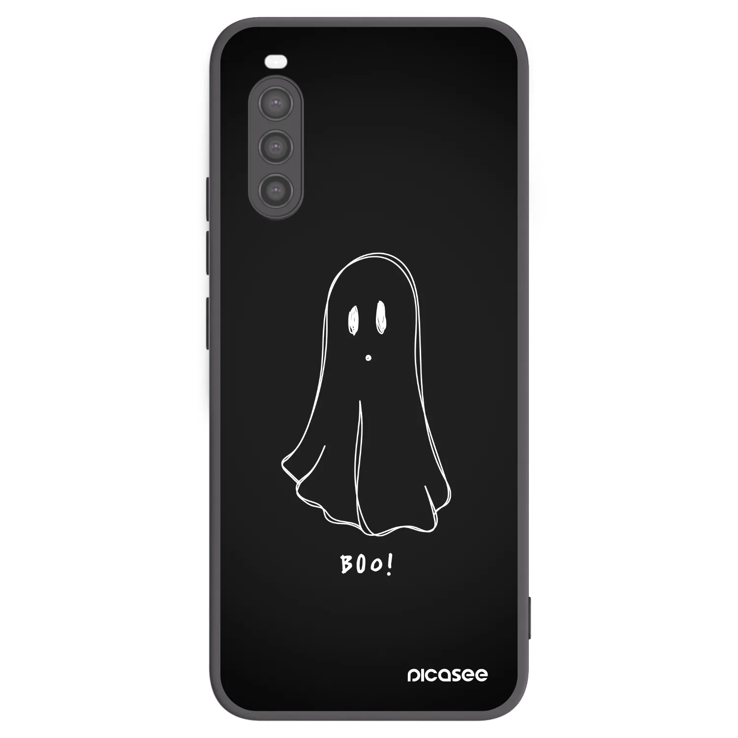 Picasee silikonový černý obal pro Sony Xperia 10 II - Ghost 2